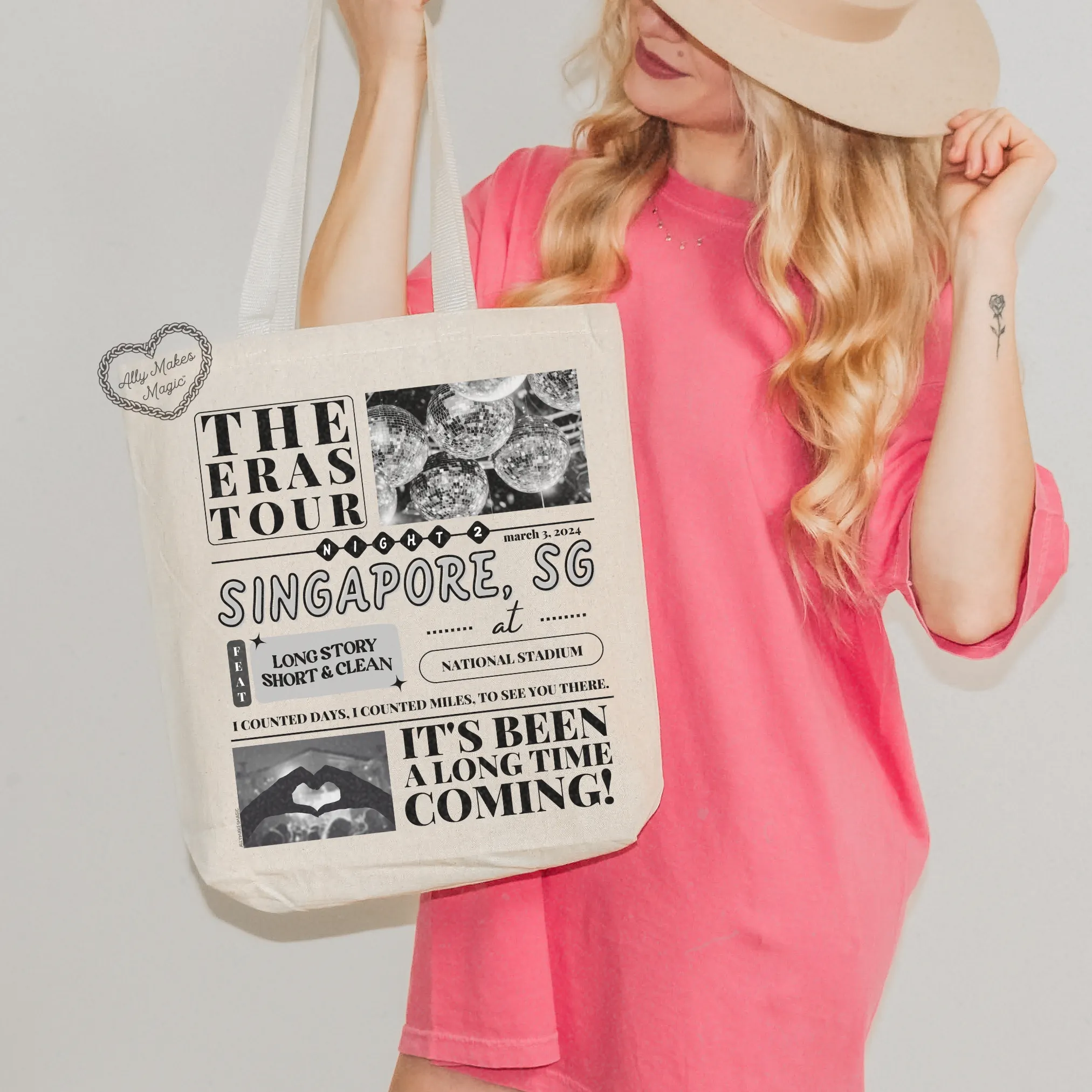 singapore night 2 tote bag *custom* sold by Ally Makes Magic product image thumbnail 3