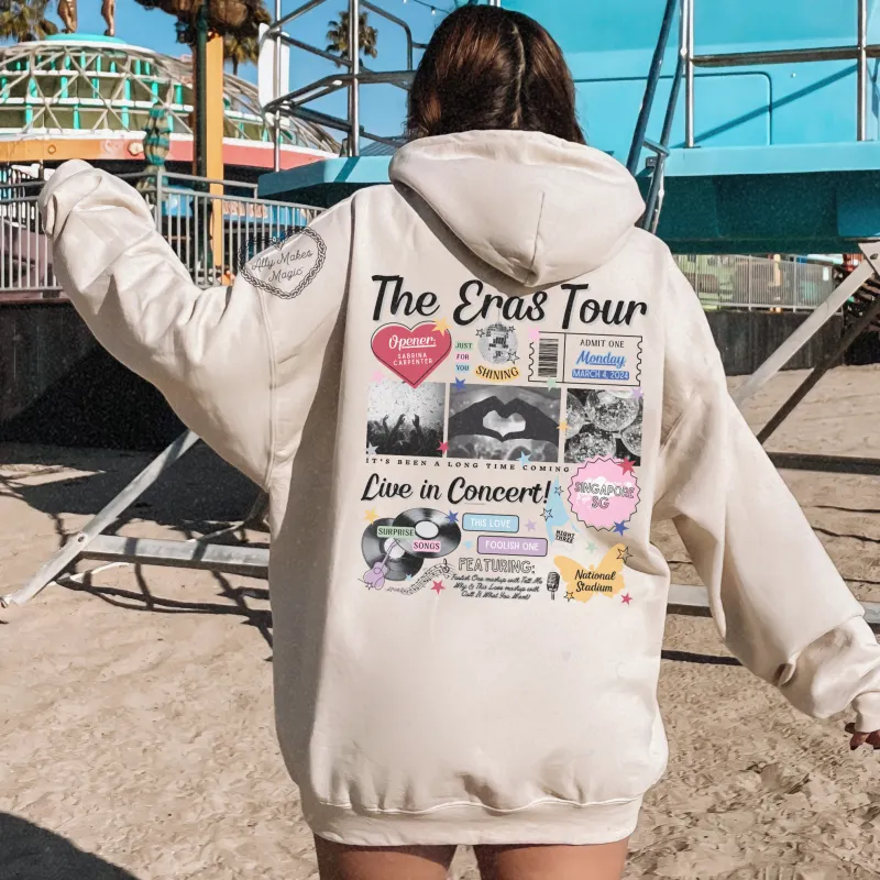 singapore night 3 hoodie *custom* sold by Ally Makes Magic
