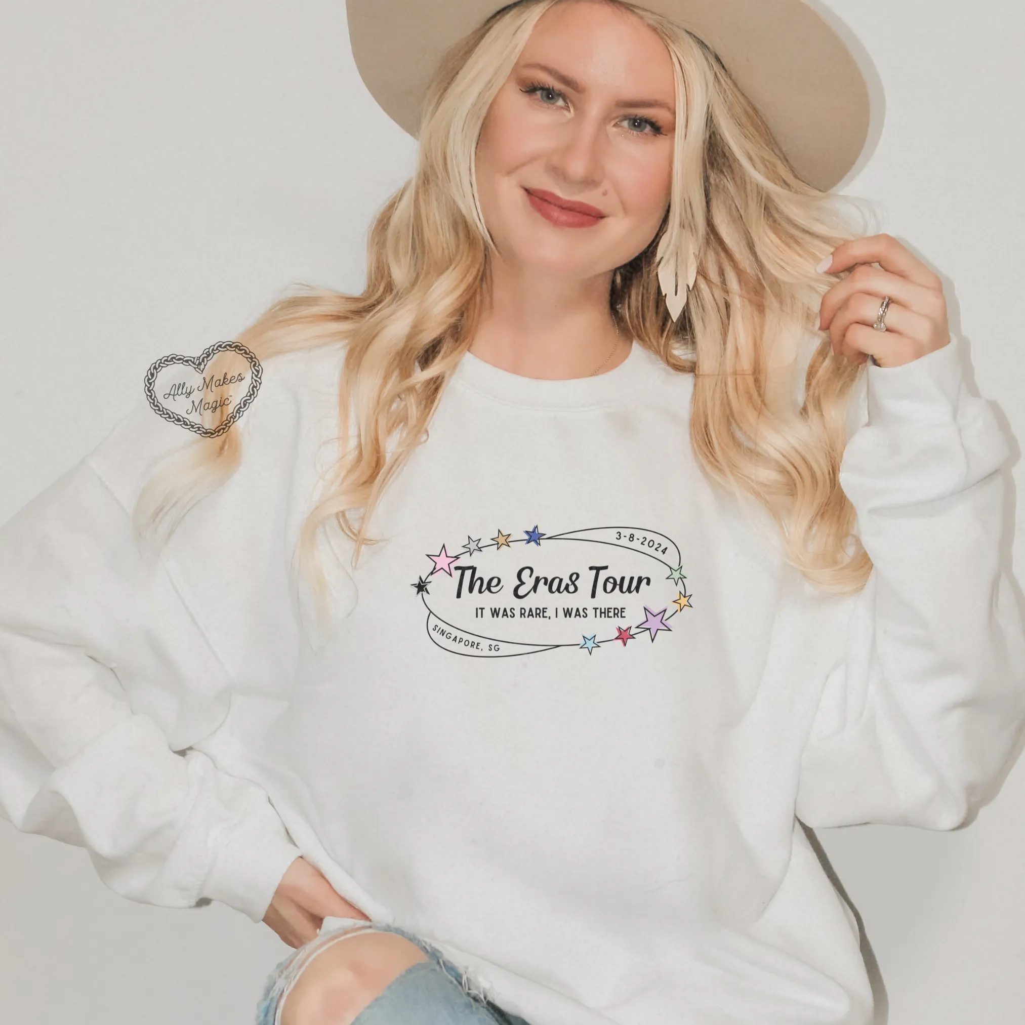 singapore night 5 sweater | gildan *custom* sold by Ally Makes Magic product image thumbnail 2