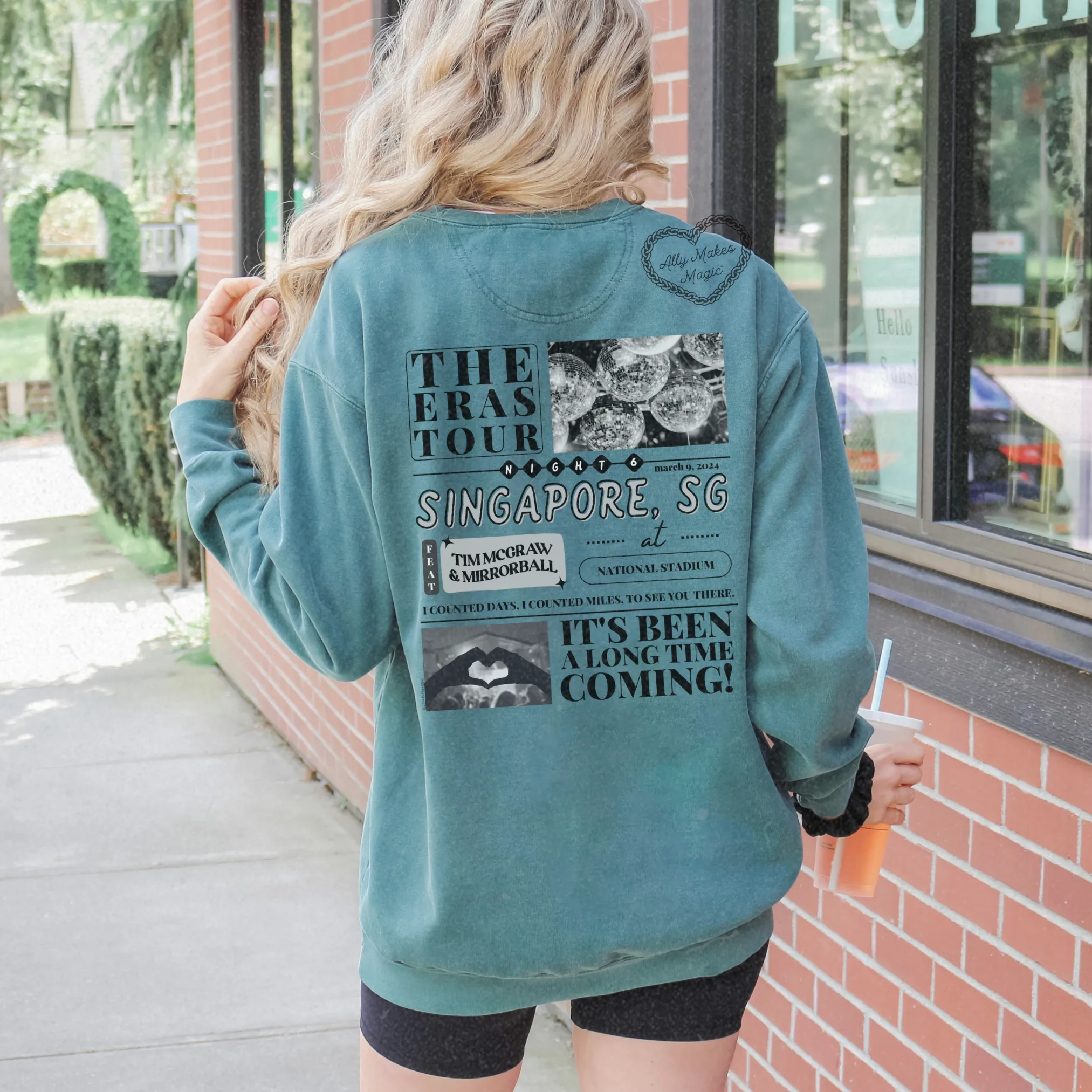 singapore night 6 pullover | comfort colors *custom* sold by Ally Makes Magic product image thumbnail 4