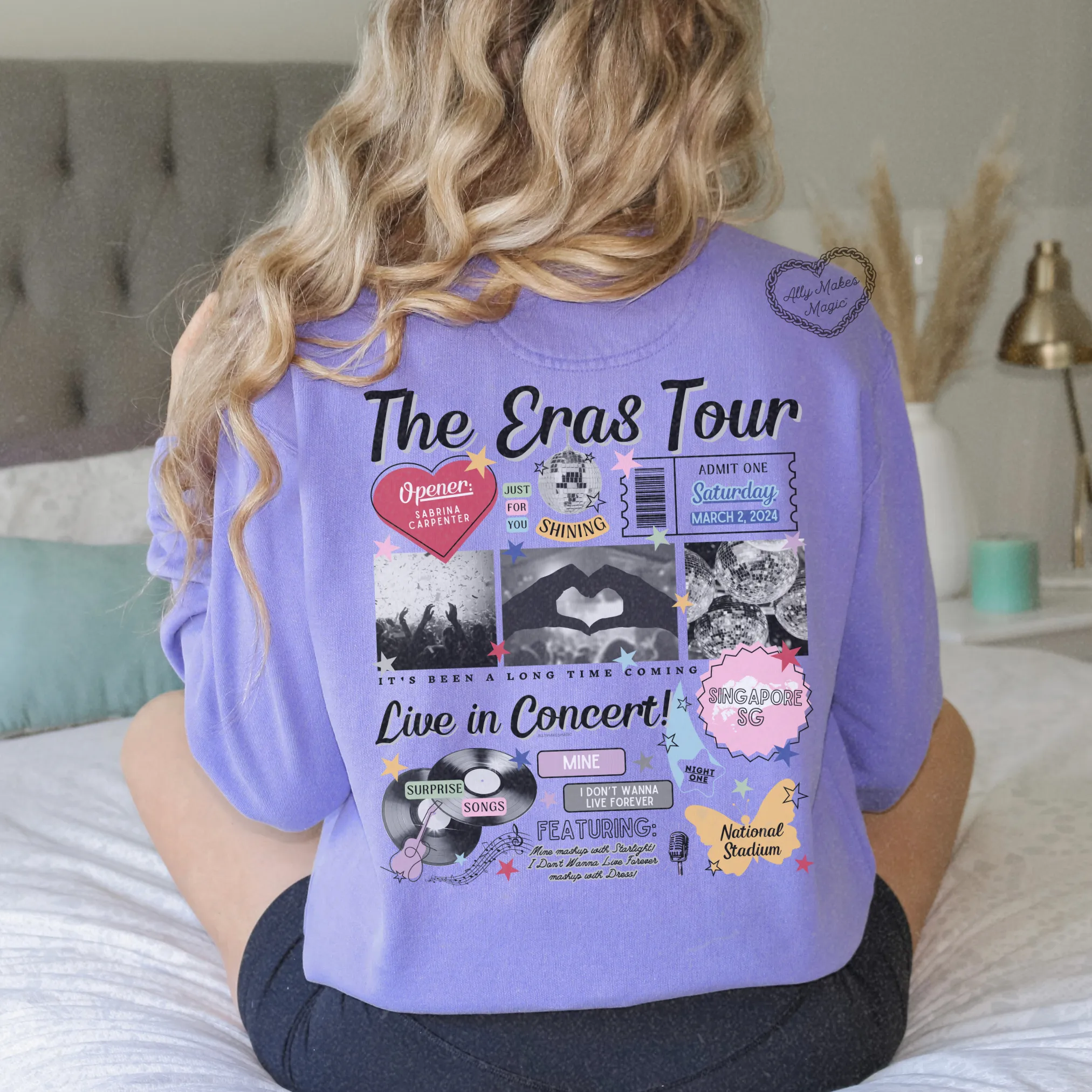 singapore night 1 pullover | comfort colors *custom* sold by Ally Makes Magic