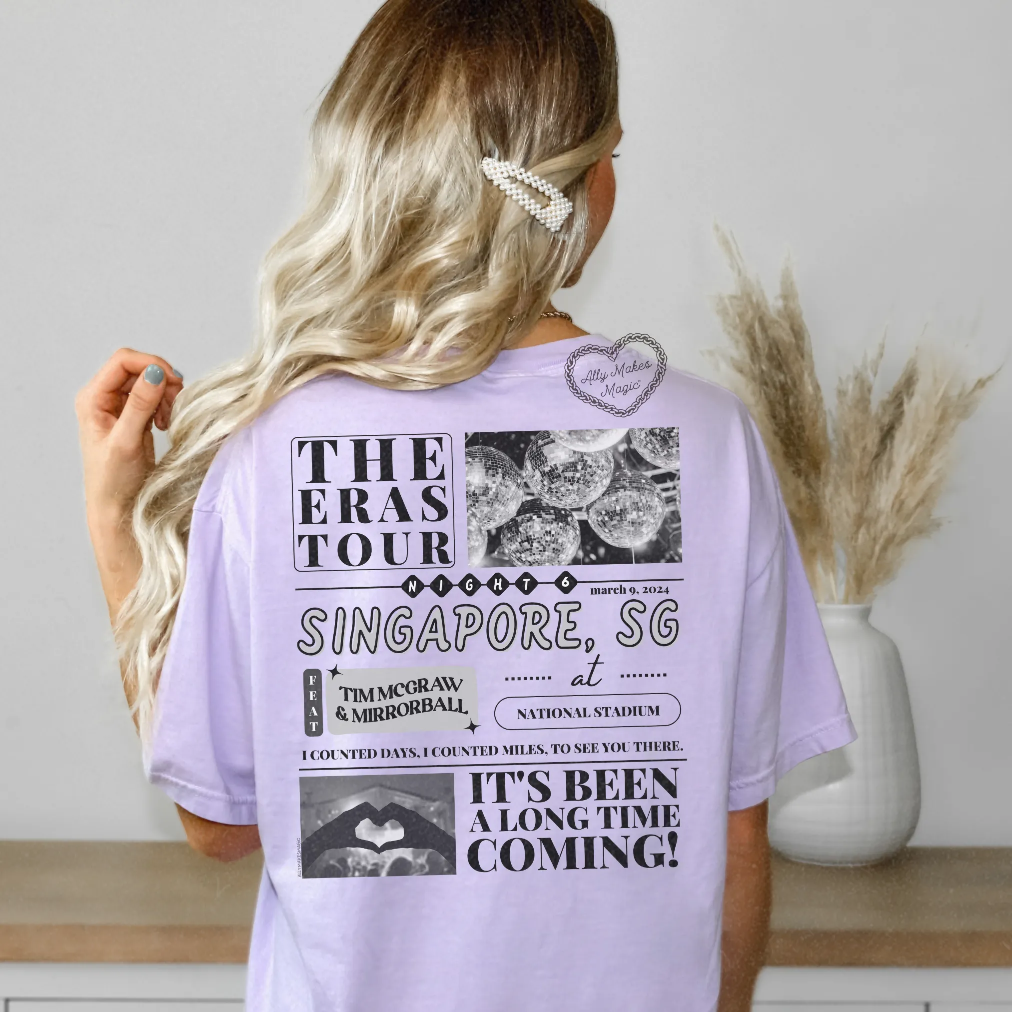 singapore night 6 tee | comfort colors *custom* sold by Ally Makes Magic product image thumbnail 3