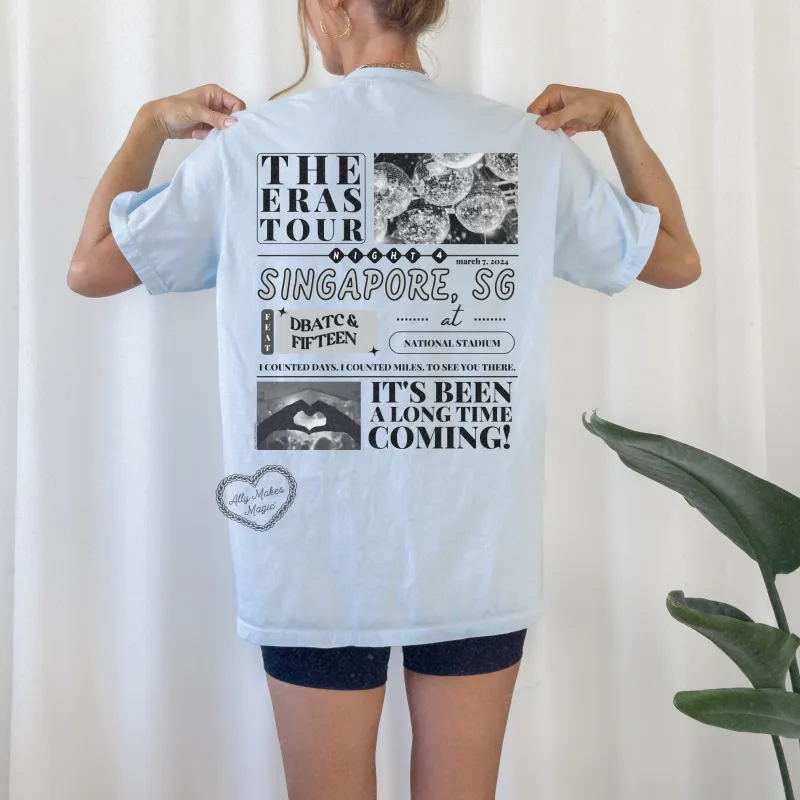 singapore night 4 tee | comfort colors *custom* sold by Ally Makes Magic