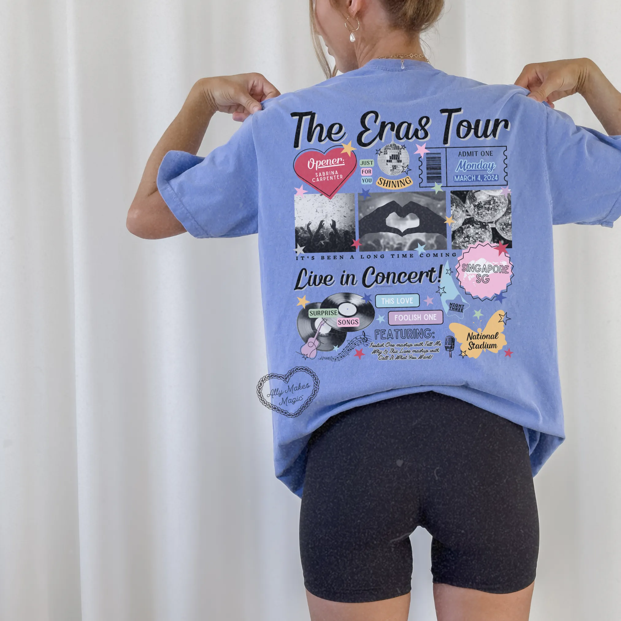 singapore night 3 tee | comfort colors *custom* sold by Ally Makes Magic