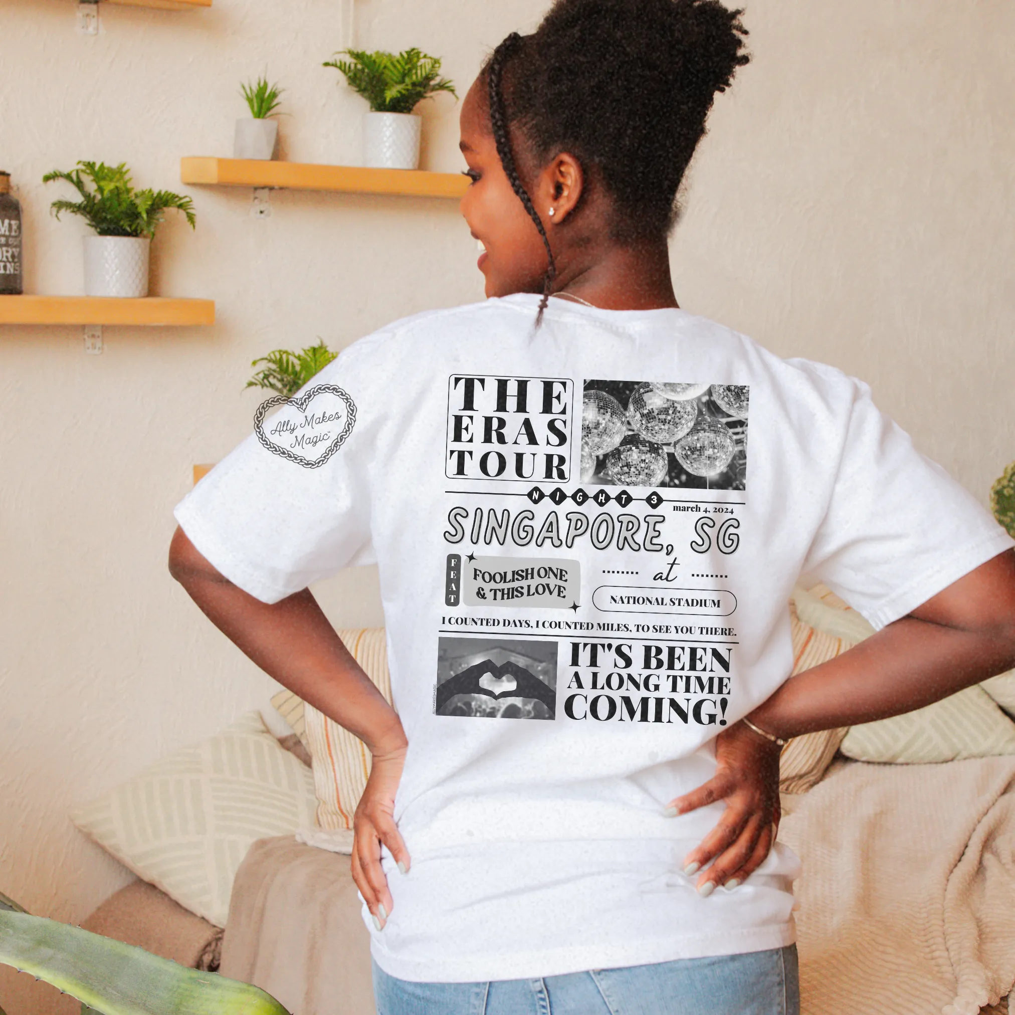 singapore night 3 tee | comfort colors *custom* sold by Ally Makes Magic product image thumbnail 3