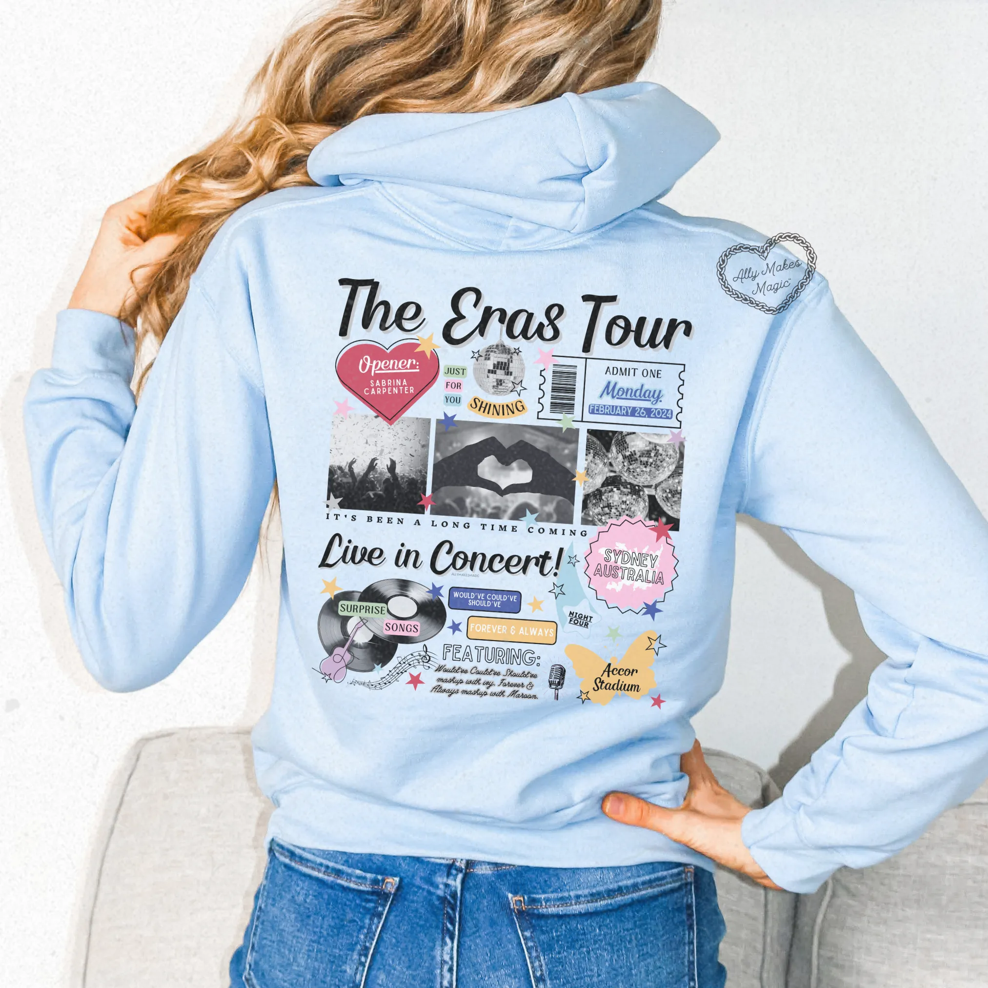 sydney night 4 hoodie *custom* sold by Ally Makes Magic