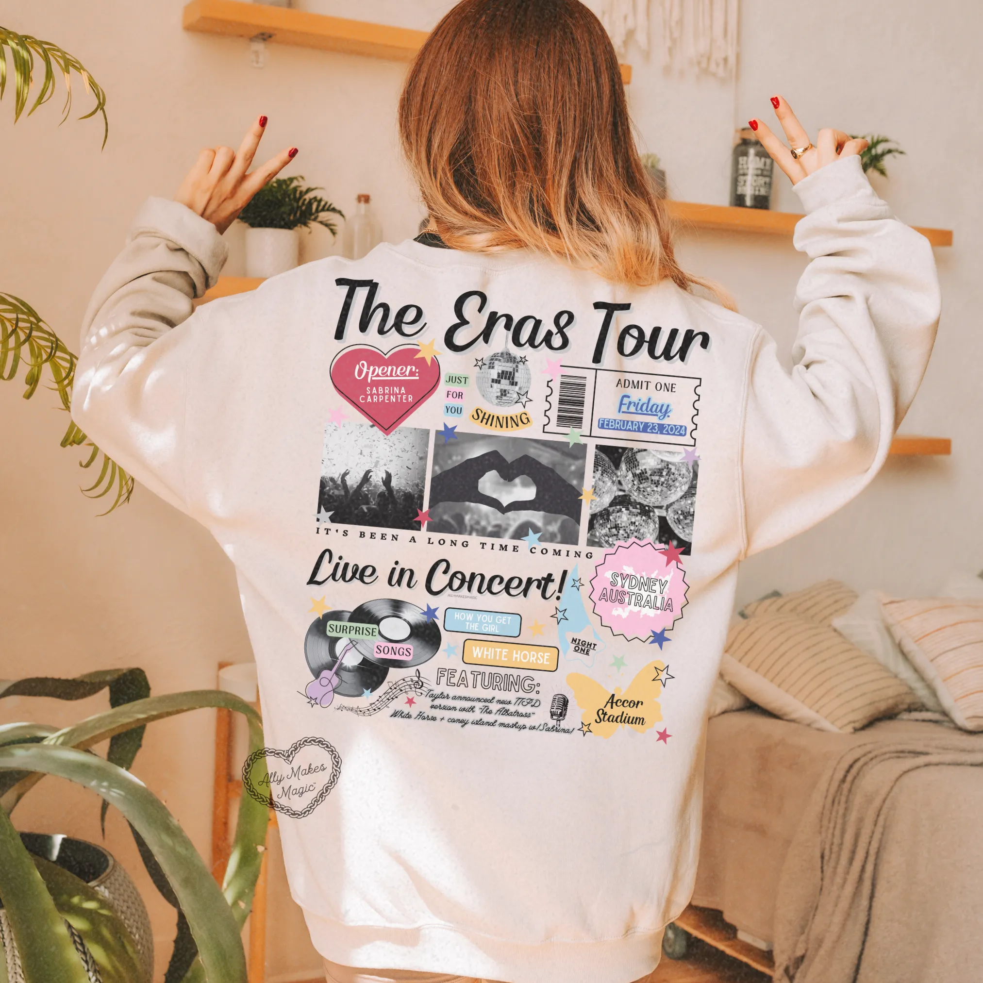 sydney night 1 sweater | gildan *custom* sold by Ally Makes Magic