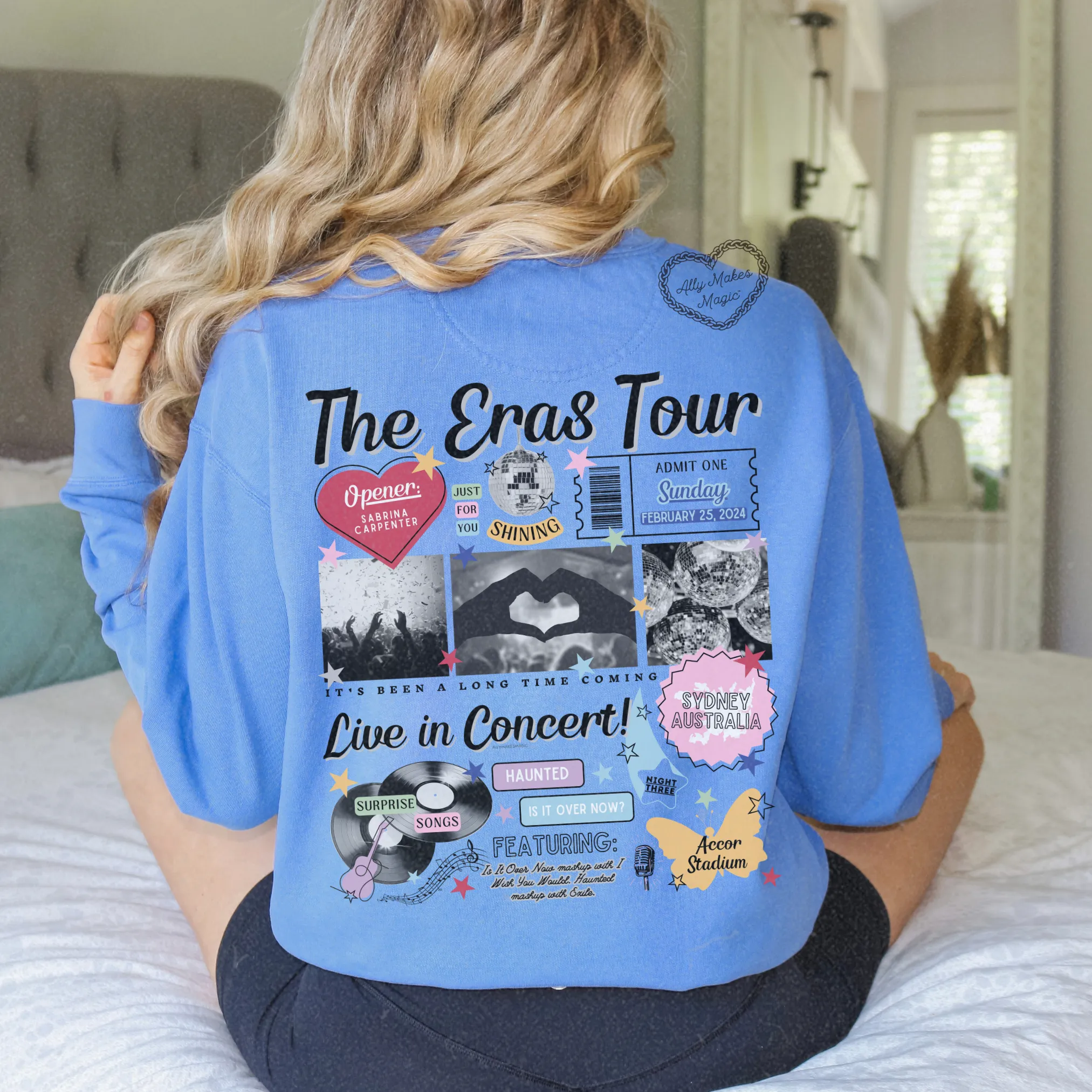 sydney night 3 pullover | comfort colors *custom* sold by Ally Makes Magic