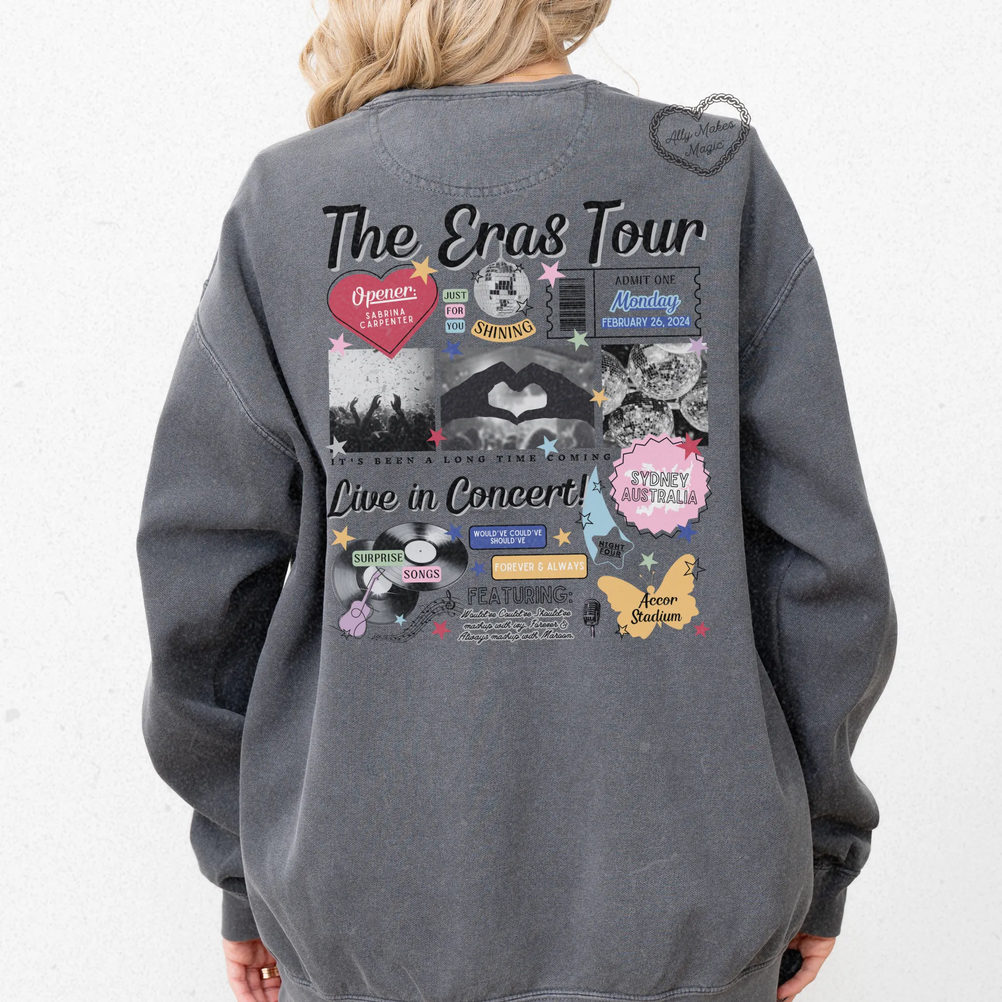 sydney night 4 pullover | comfort colors *custom* sold by Ally Makes Magic