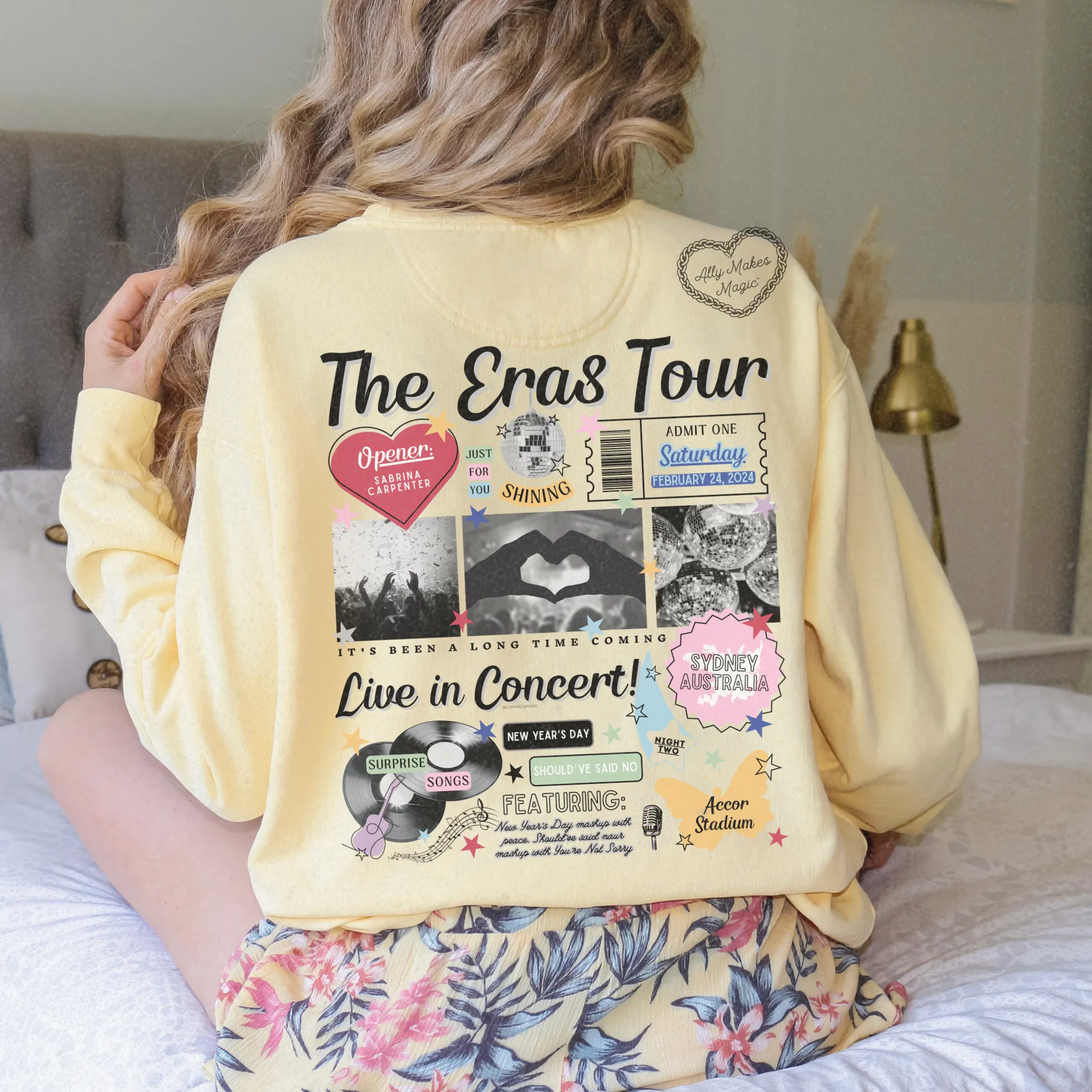 sydney night 2 pullover | comfort colors *custom* sold by Ally Makes Magic