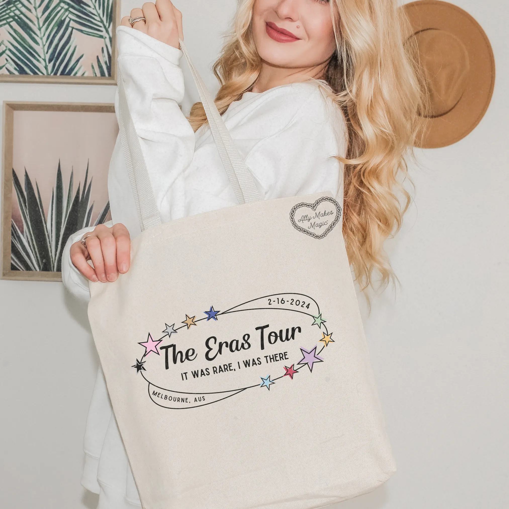 melbourne night 1 tote bag *custom* sold by Ally Makes Magic product image thumbnail 2