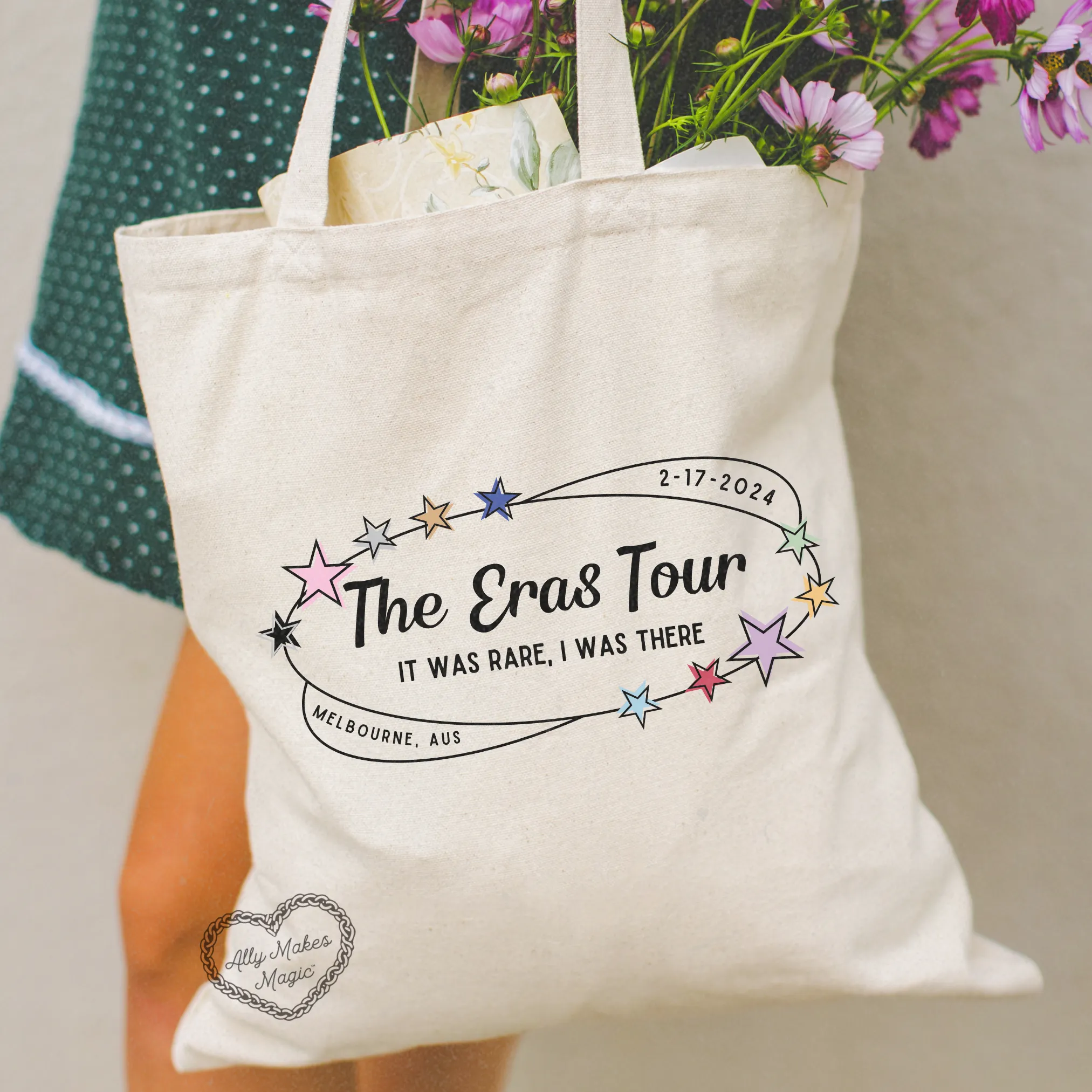 melbourne night 2 tote bag *custom* sold by Ally Makes Magic product image thumbnail 2