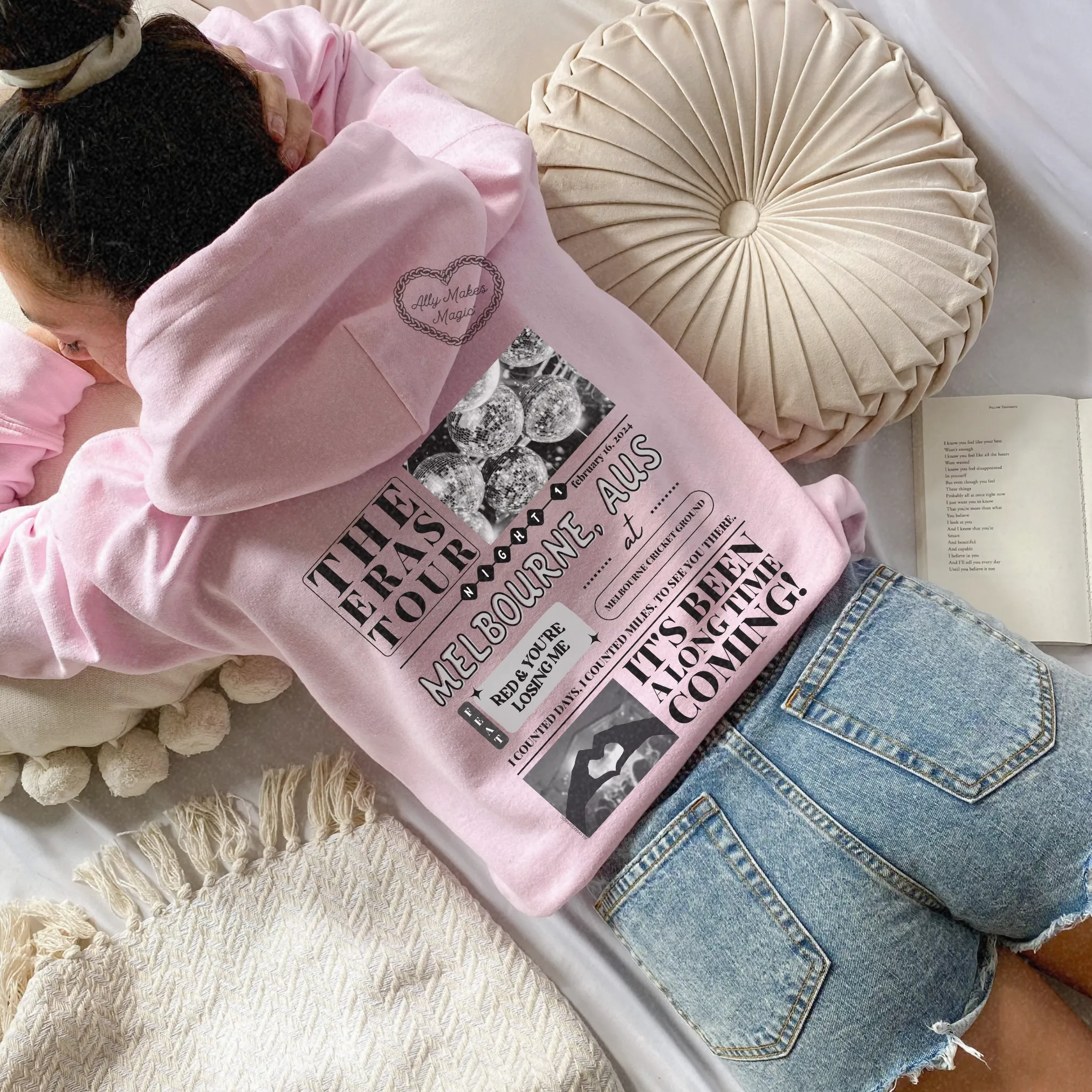 melbourne night 1 hoodie *custom* sold by Ally Makes Magic product image thumbnail 4