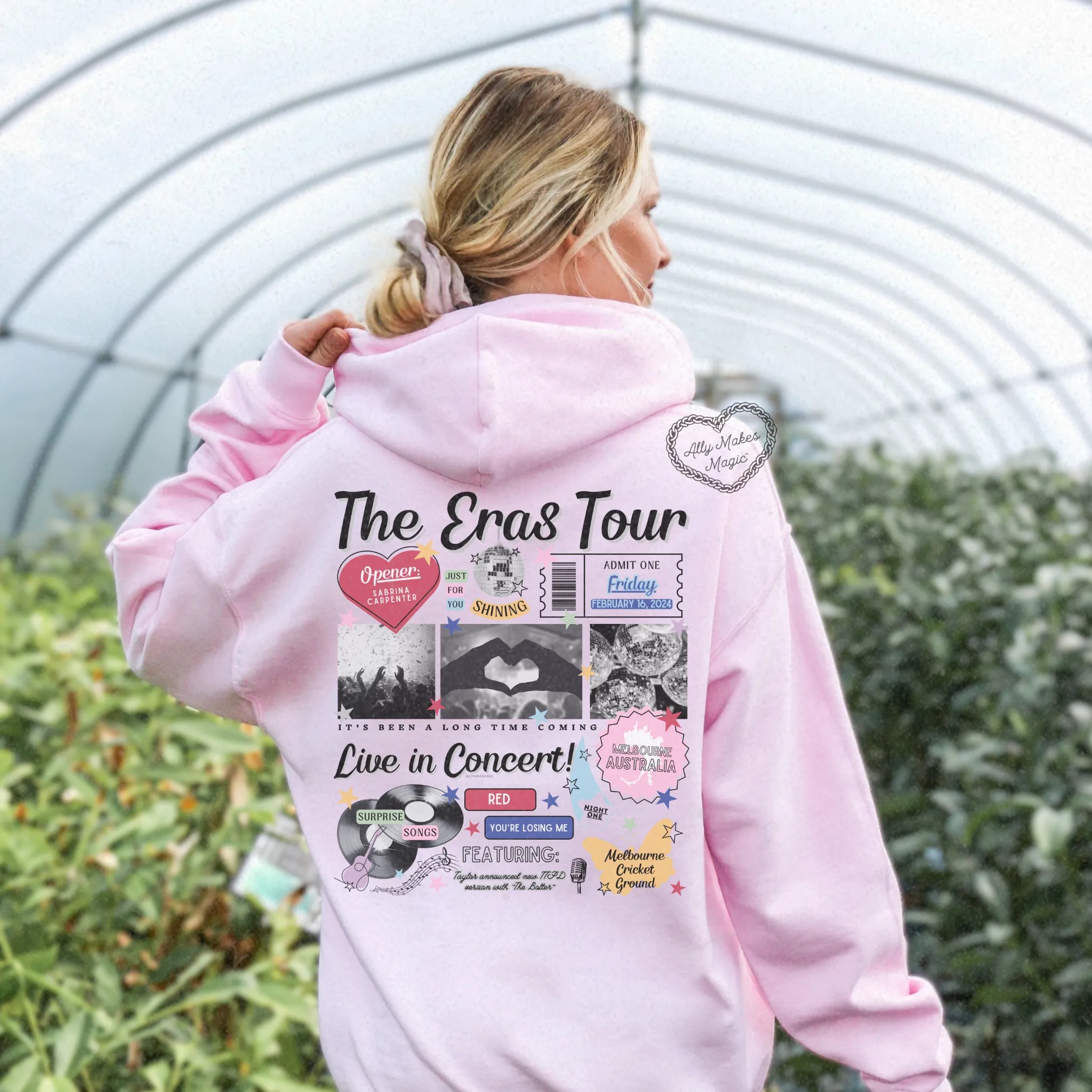 melbourne night 1 hoodie *custom* sold by Ally Makes Magic