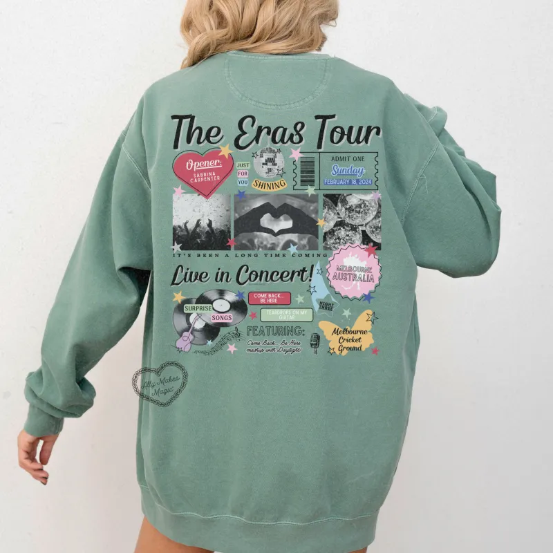 melbourne night 3 pullover | comfort colors *custom* sold by Ally Makes Magic