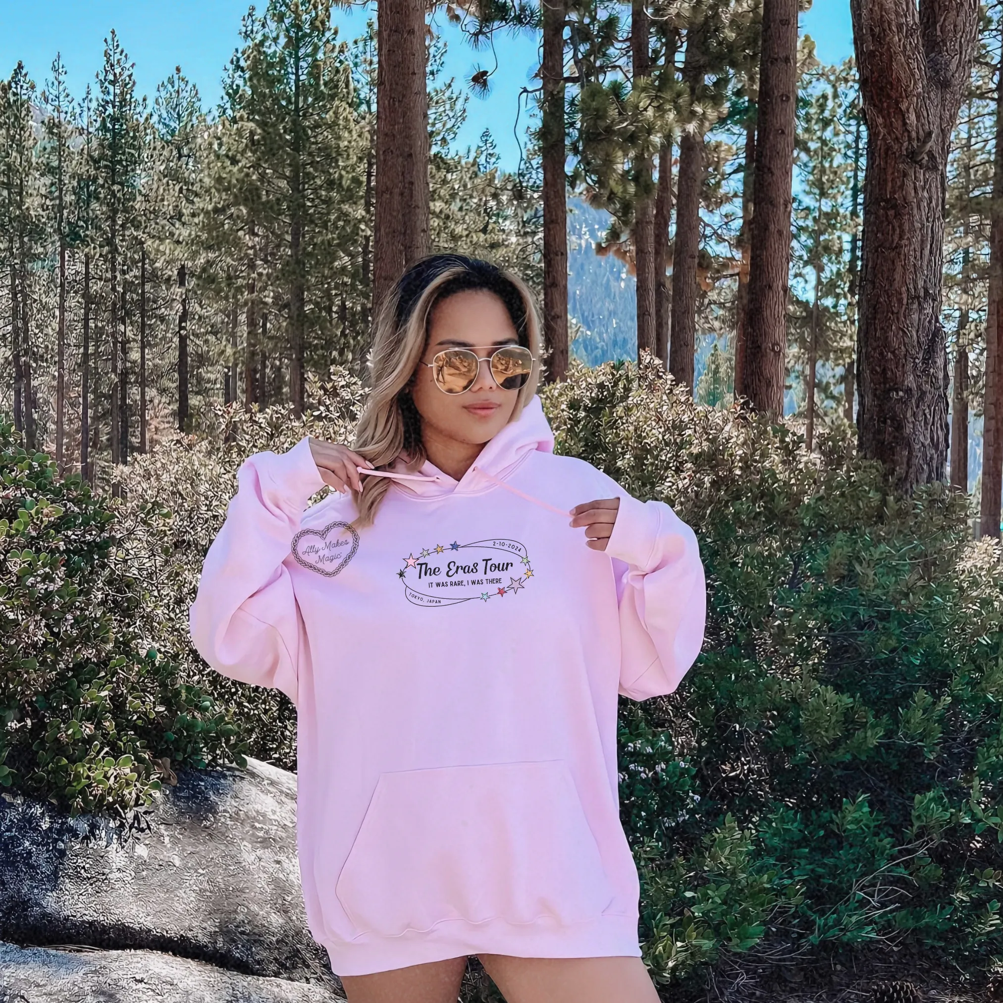 tokyo night 4 hoodie *custom* sold by Ally Makes Magic product image thumbnail 2