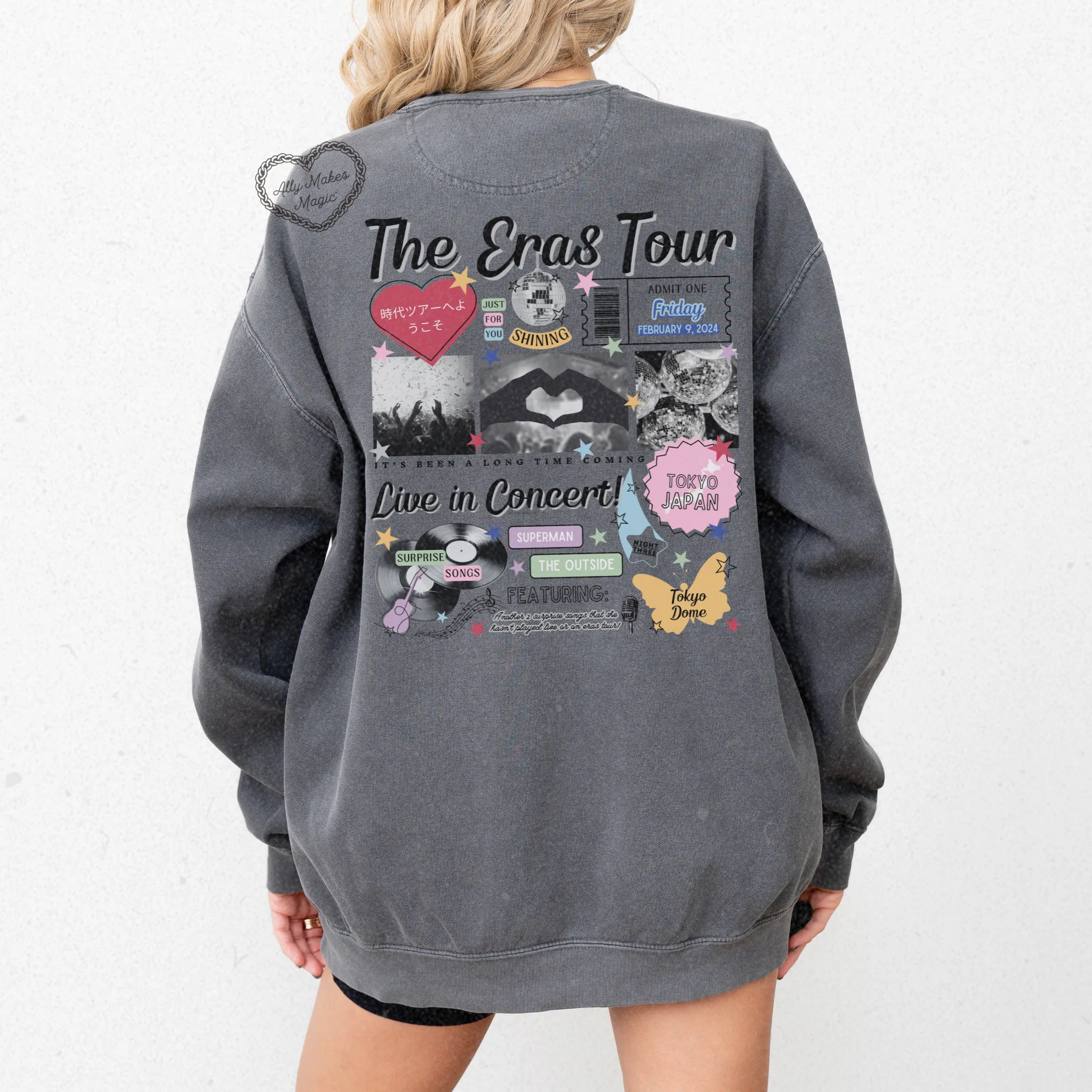 tokyo night 3 pullover | comfort colors *custom* sold by Ally Makes Magic