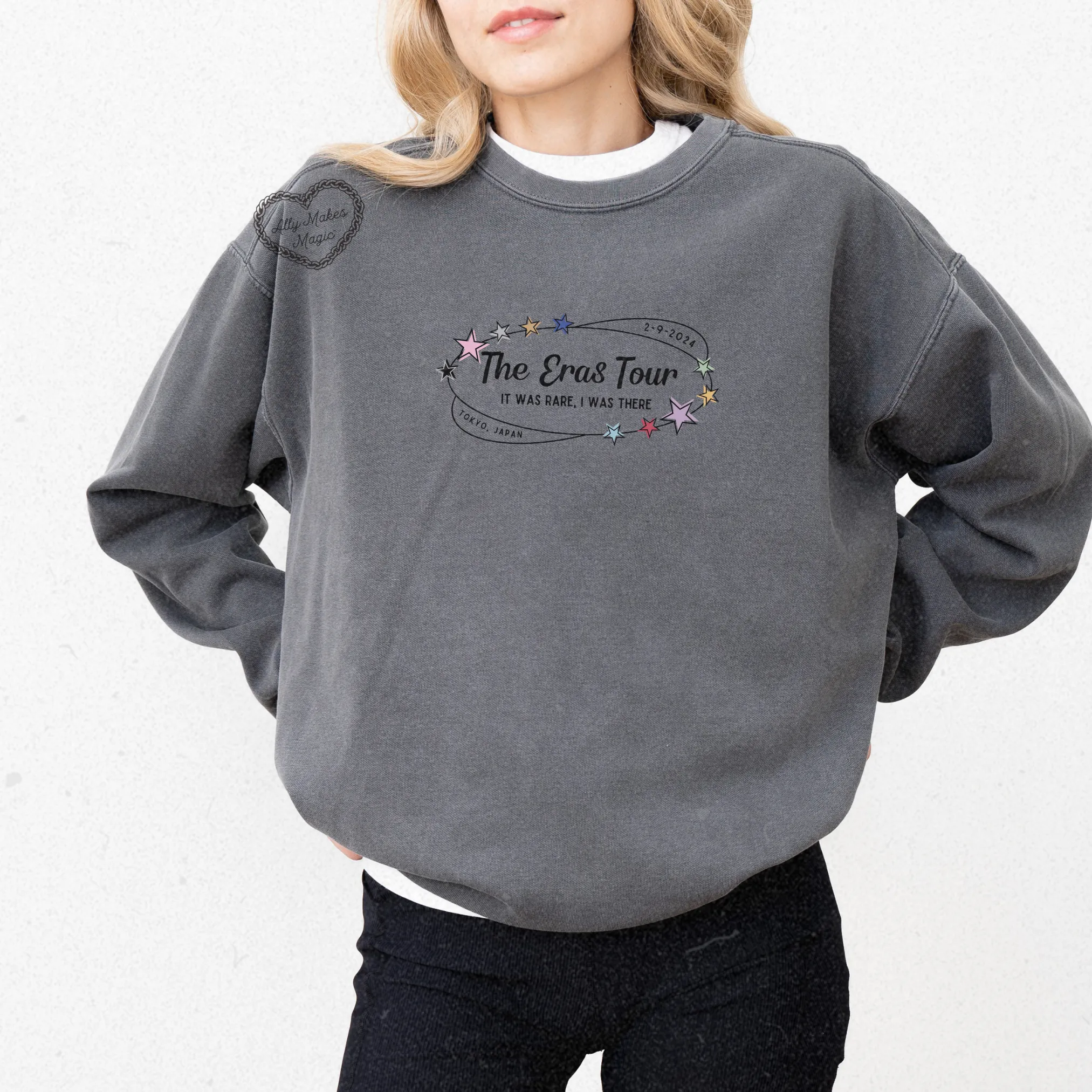 tokyo night 3 pullover | comfort colors *custom* sold by Ally Makes Magic product image thumbnail 2