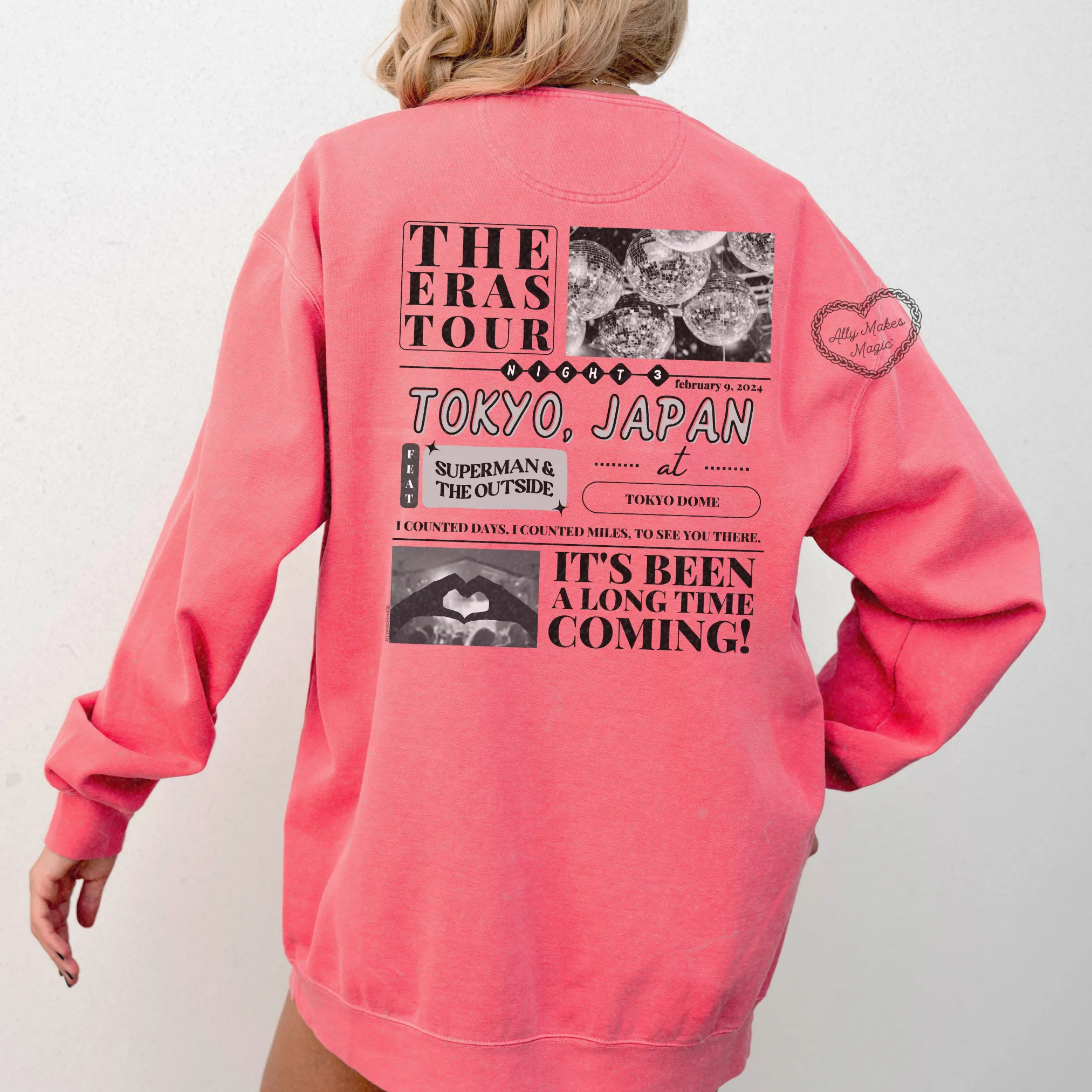 tokyo night 3 pullover | comfort colors *custom* sold by Ally Makes Magic product image thumbnail 3