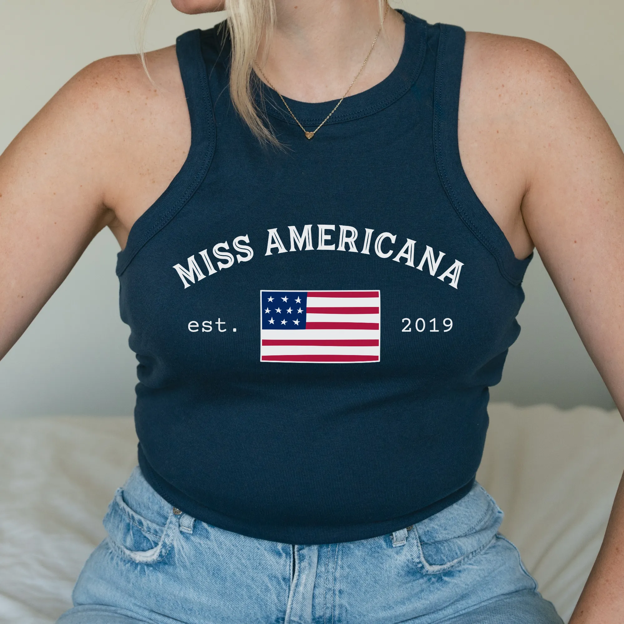 miss americana racerback sold by Ally Makes Magic product image thumbnail 2