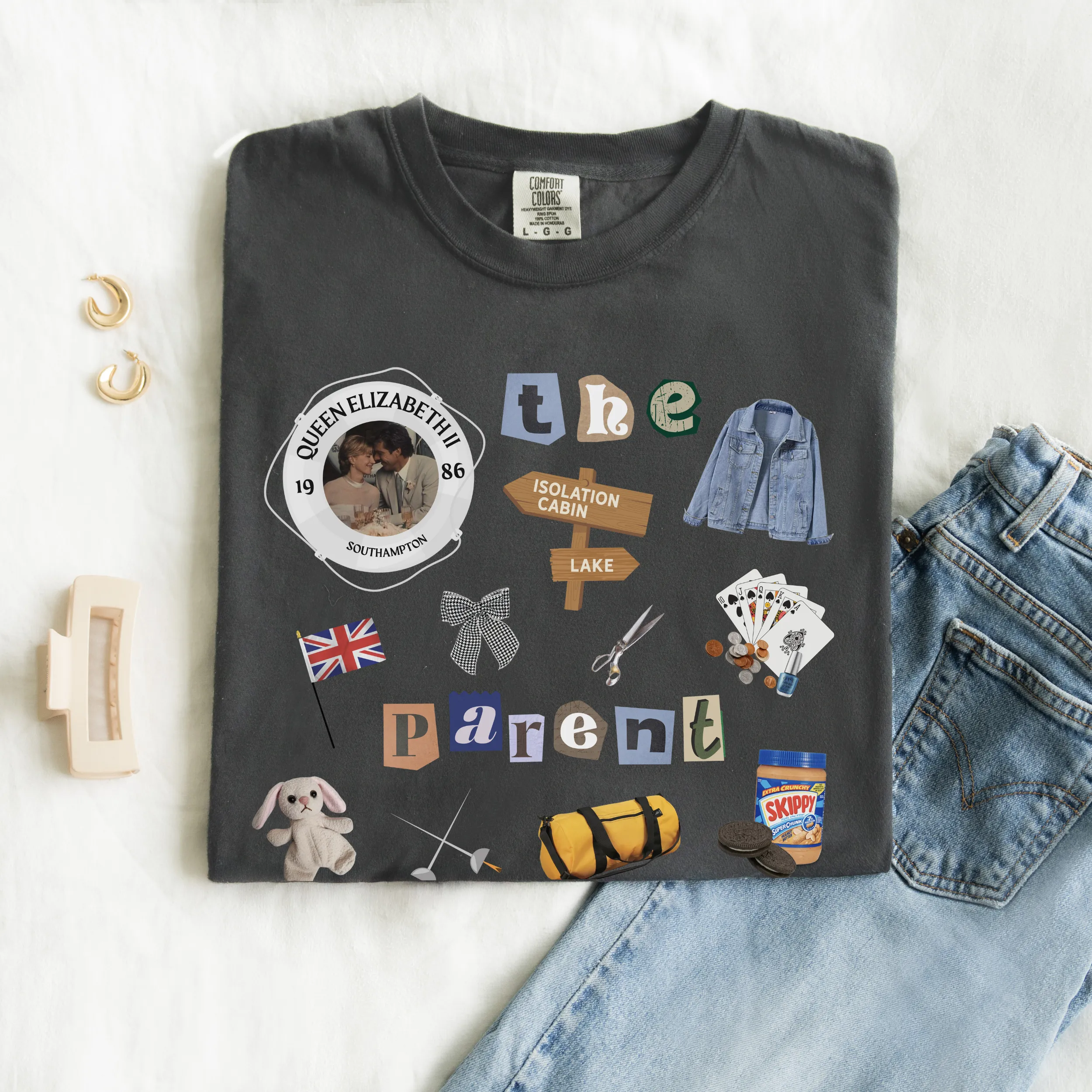 parent trap collage tee sold by Ally Makes Magic product image thumbnail 4