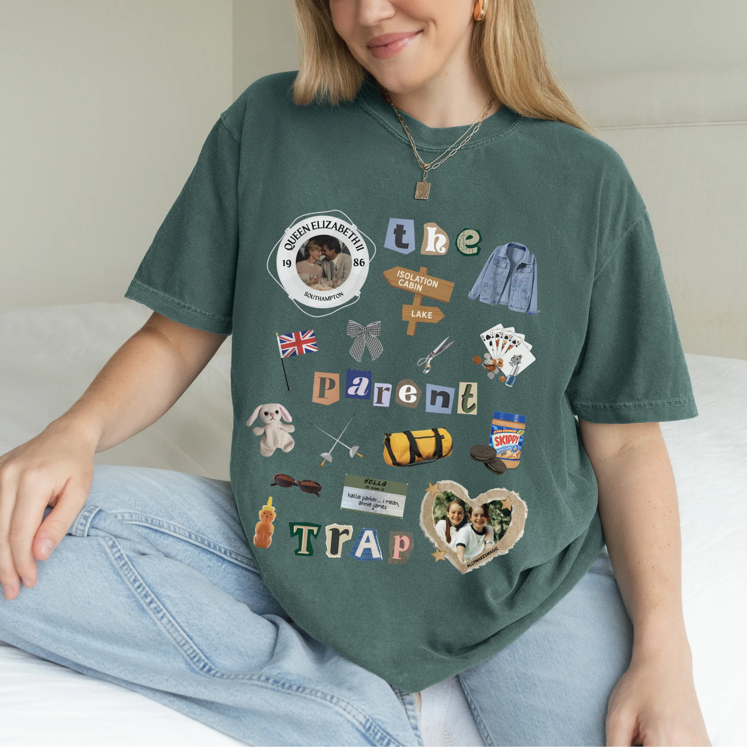 parent trap collage tee sold by Ally Makes Magic product image thumbnail 5