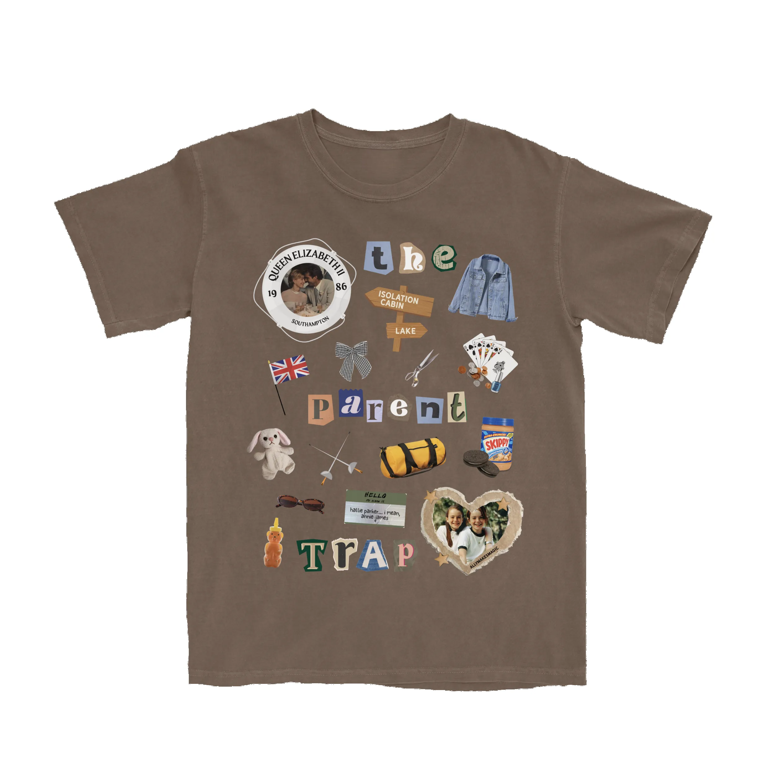 parent trap collage tee sold by Ally Makes Magic product image thumbnail 3