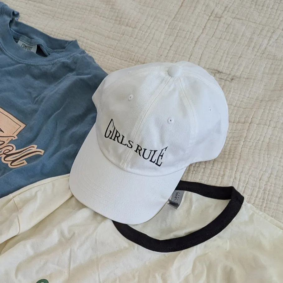 girls rule cap sold by Ally Makes Magic product image thumbnail 2