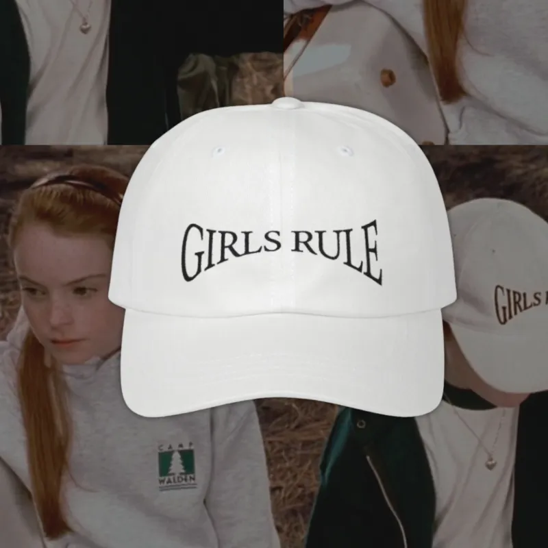 girls rule cap sold by Ally Makes Magic