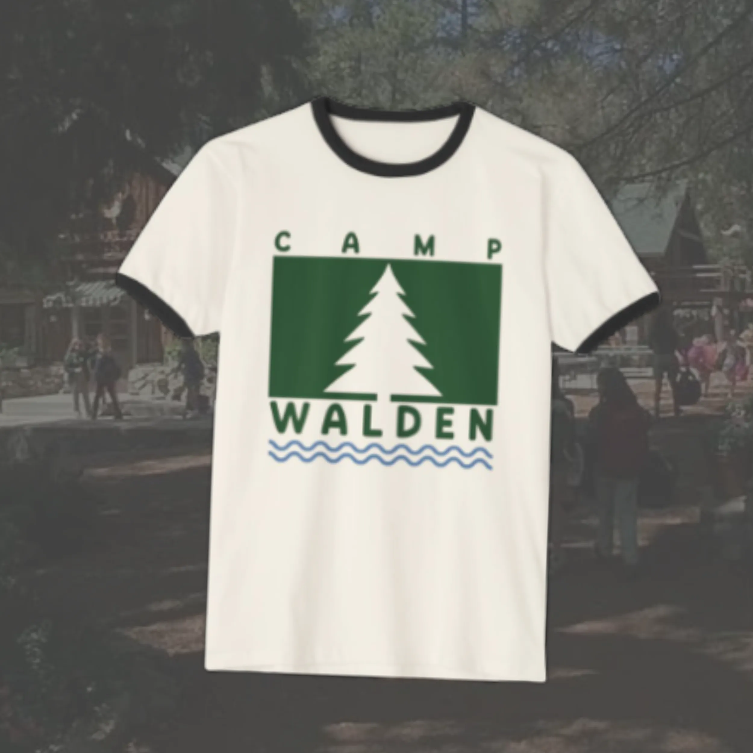 camp walden ringer tee sold by Ally Makes Magic product image thumbnail 3