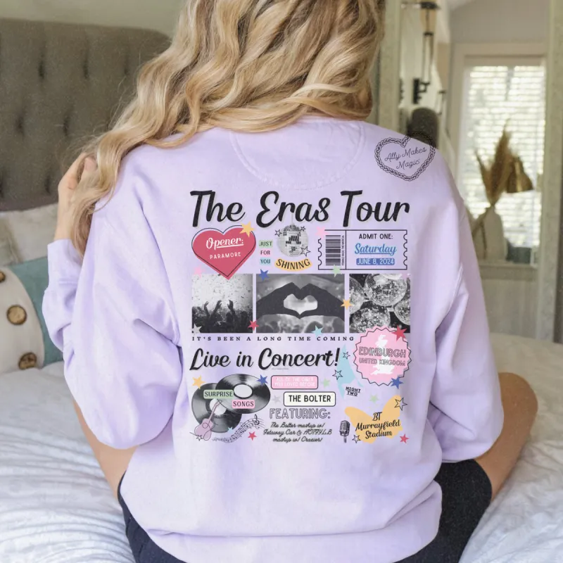 edinburgh night 2 retro pullover | comfort colors sold by Ally Makes Magic