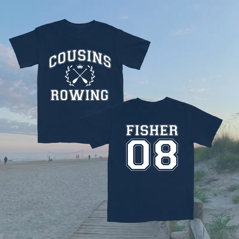 cousins rowing tee sold by Ally Makes Magic