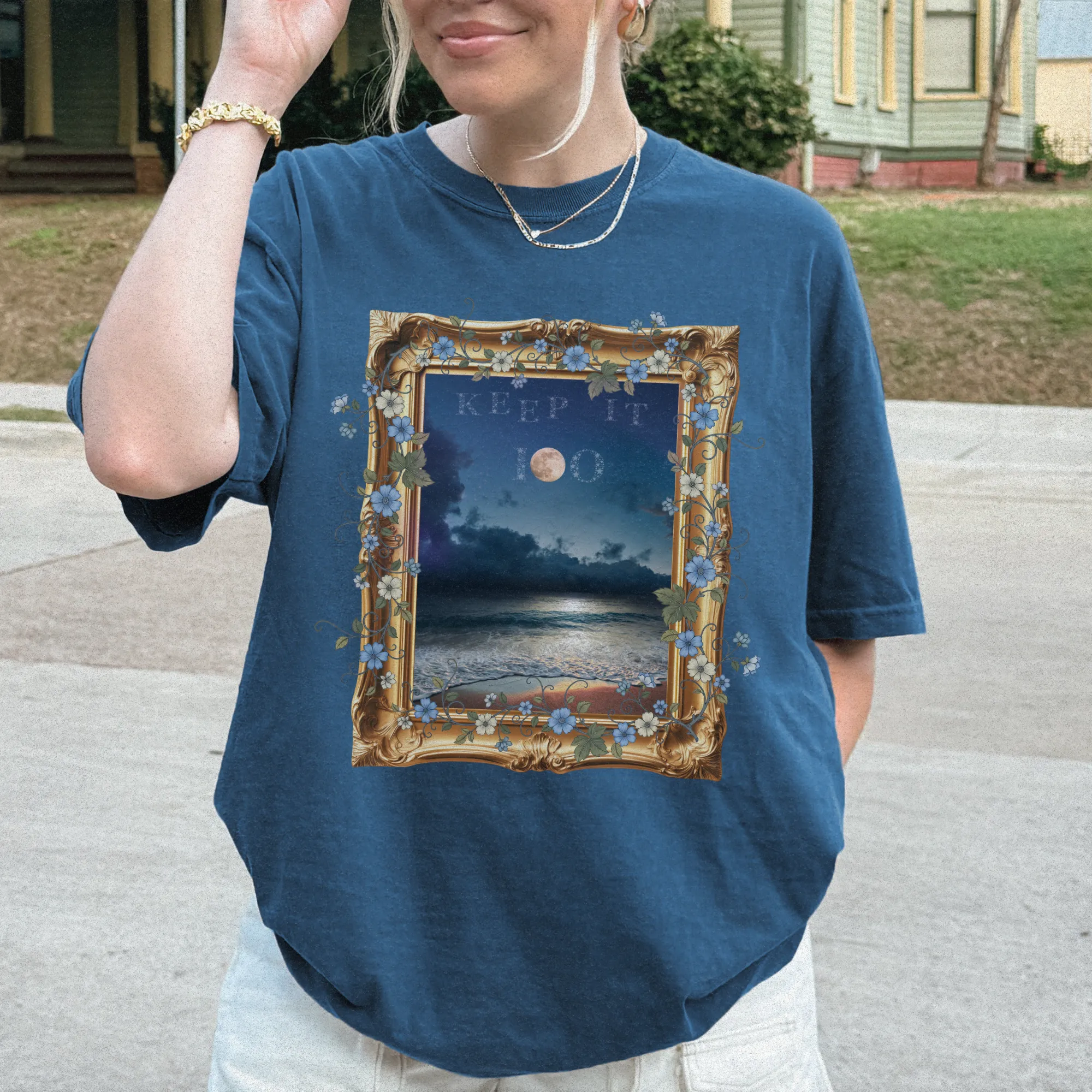 land, sea, sky tee sold by Ally Makes Magic product image thumbnail 2