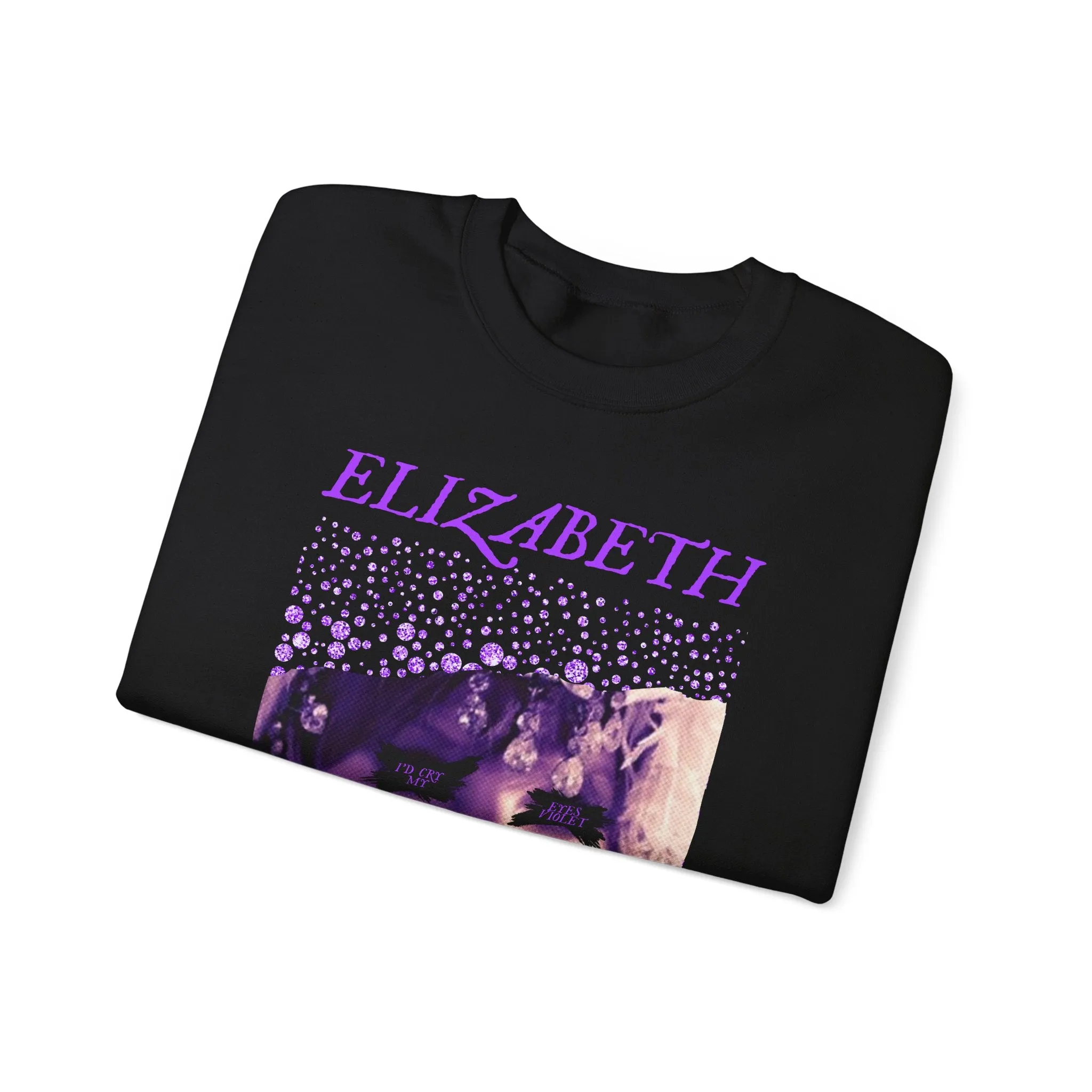 cry my eyes (violet) sweater sold by Ally Makes Magic product image thumbnail 3