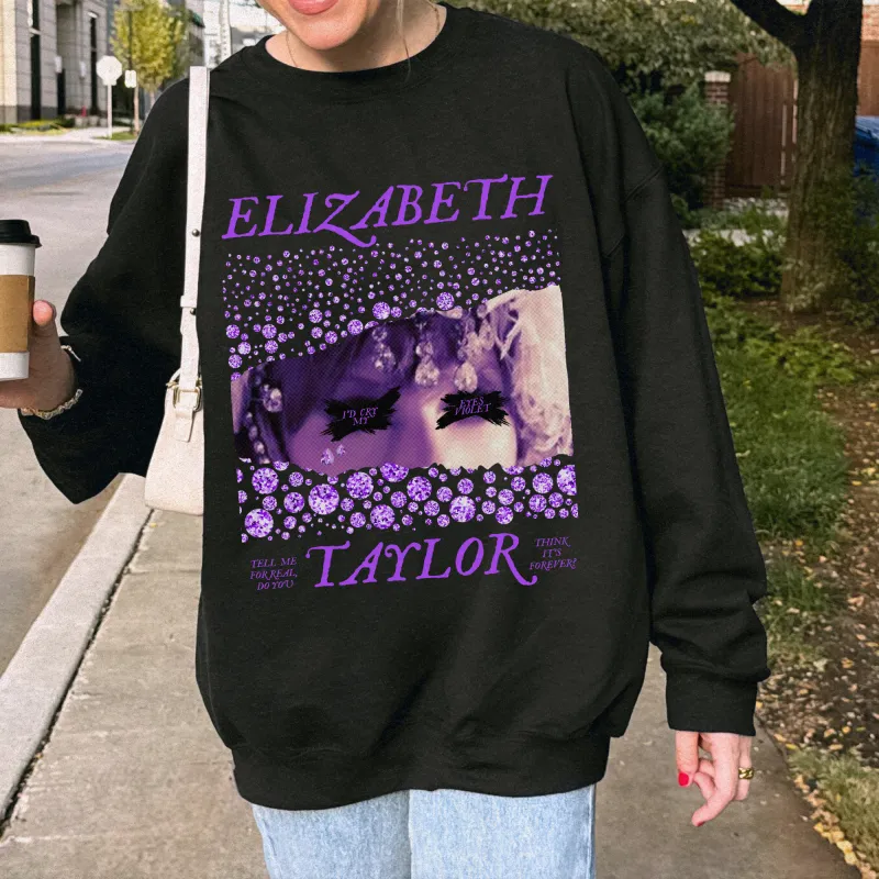 cry my eyes (violet) sweater sold by Ally Makes Magic