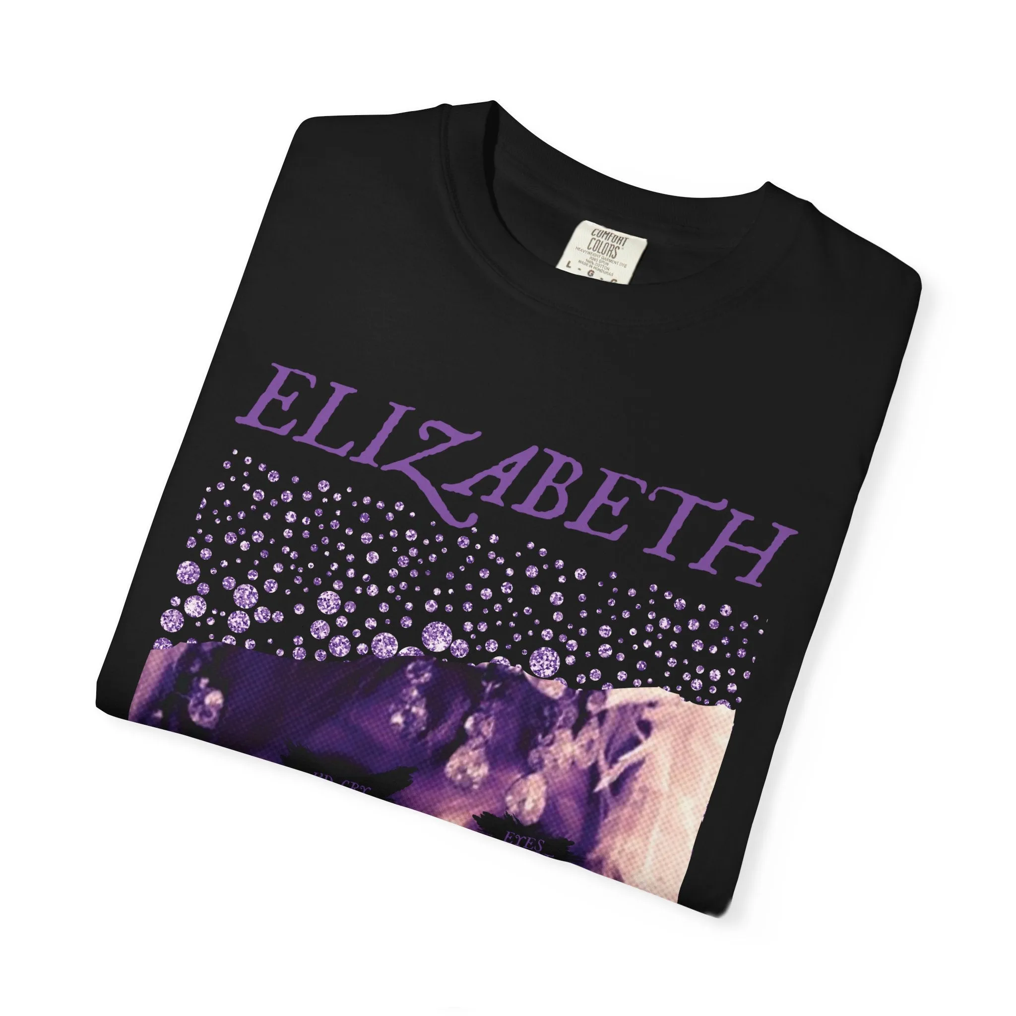cry my eyes (violet) tee sold by Ally Makes Magic product image thumbnail 3