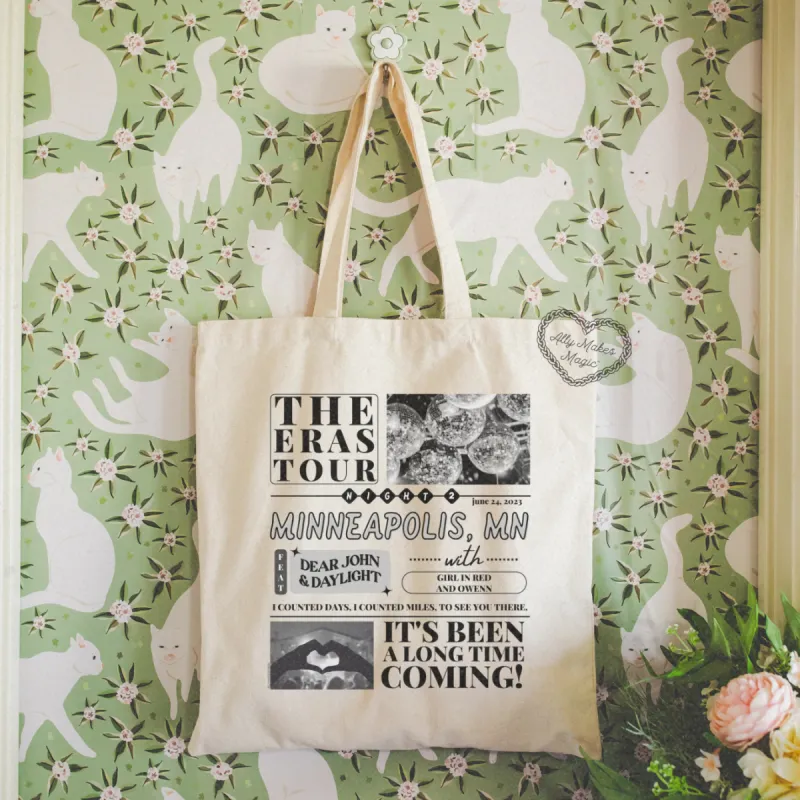 minneapolis night 2 tote bag sold by Ally Makes Magic
