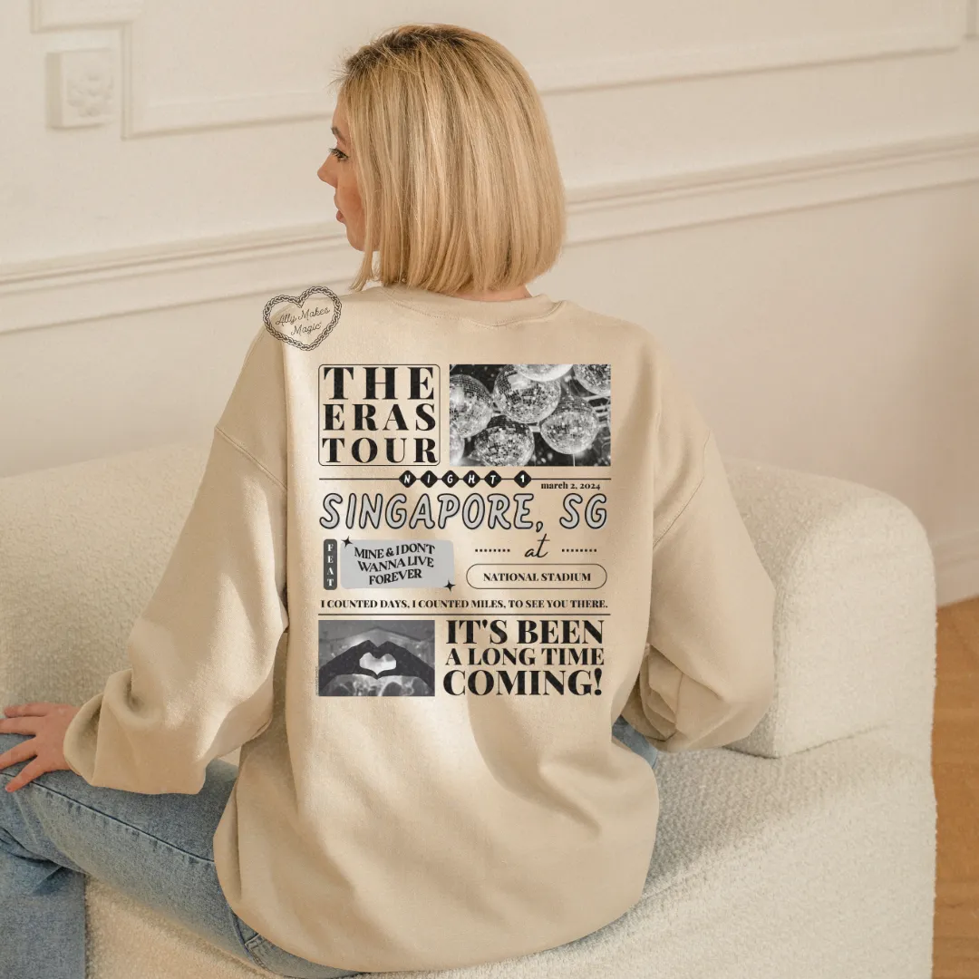 eras tour night sweater | gildan *custom* sold by Ally Makes Magic product image thumbnail 4