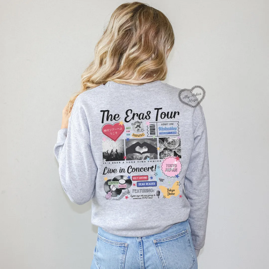 eras tour night sweater | gildan *custom* sold by Ally Makes Magic