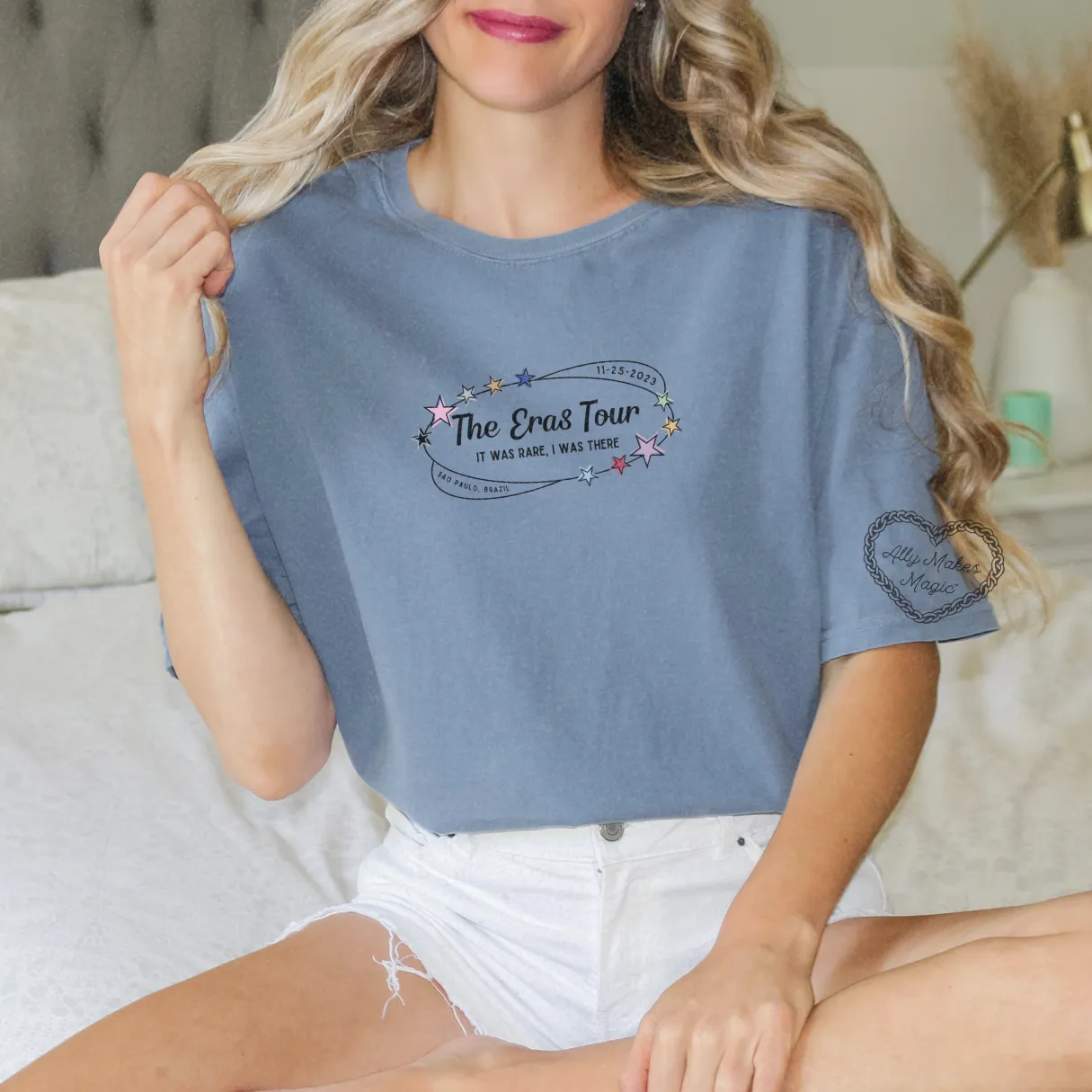 são paulo night 2 retro t-shirt | comfort colors sold by Ally Makes Magic product image thumbnail 2