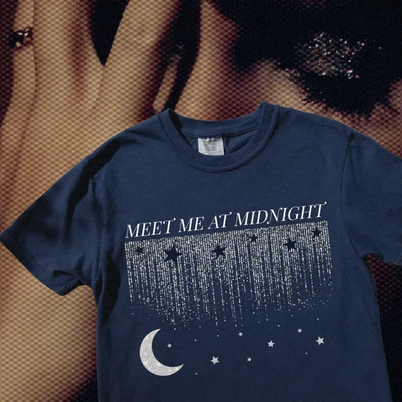 midnight tee sold by Ally Makes Magic