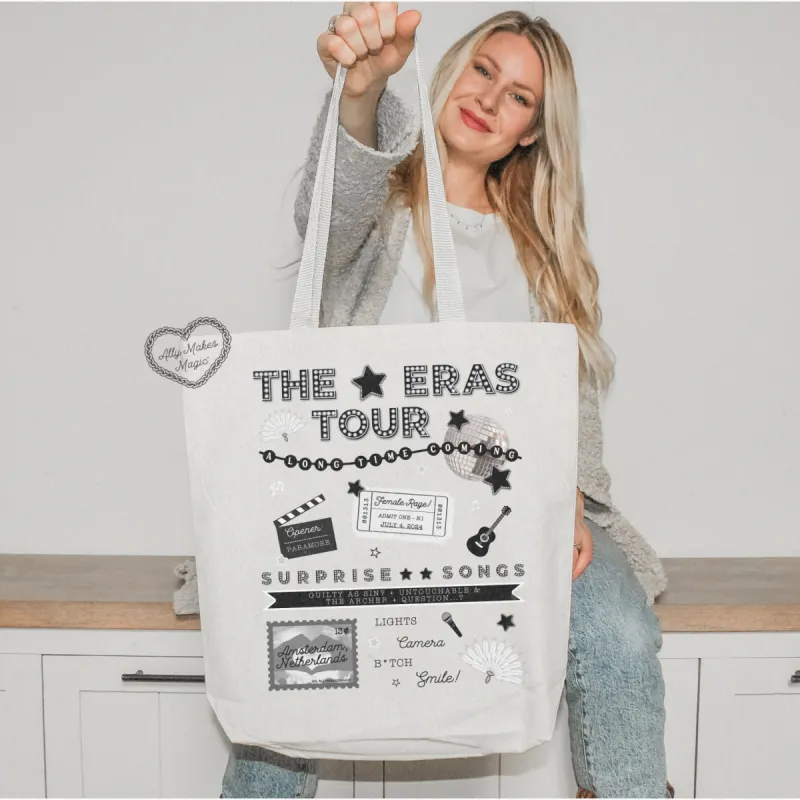 amsterdam night 1 tote bag (tortured) sold by Ally Makes Magic