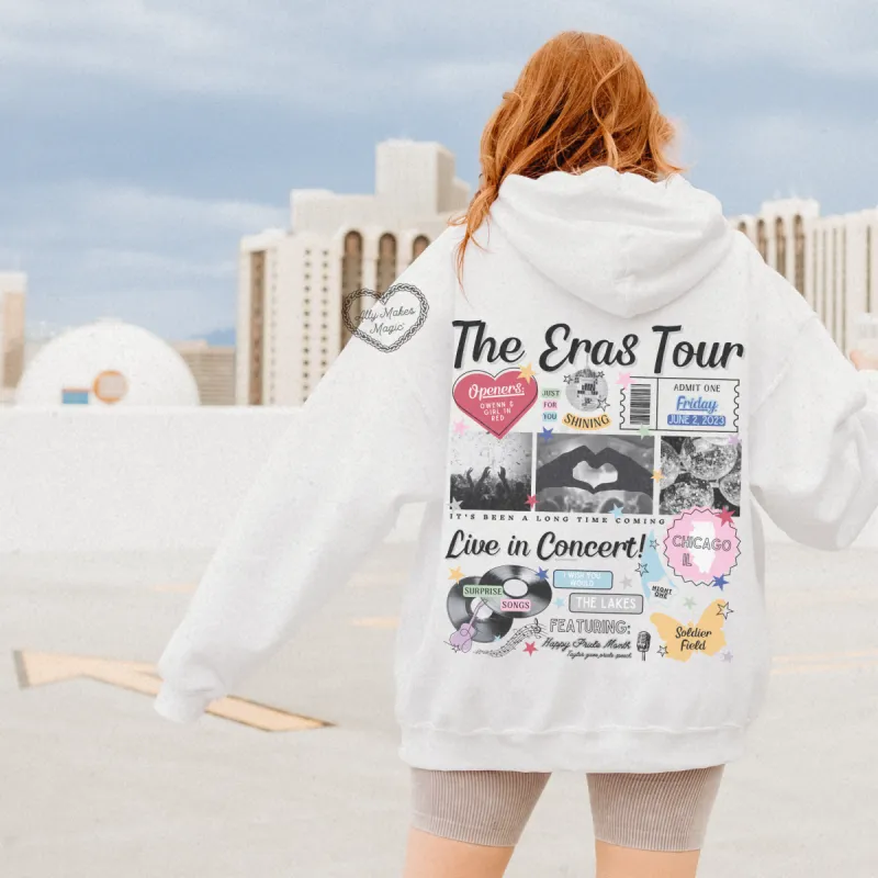 chicago night 1 retro hoodie sold by Ally Makes Magic