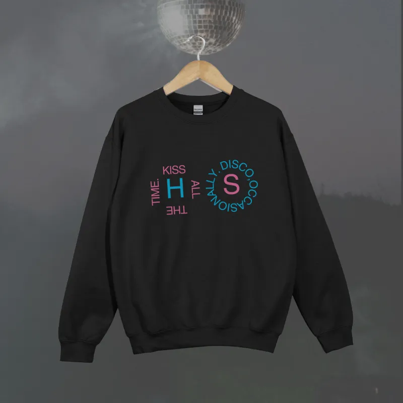 disco (occasionally) sweater made by Ally Makes Magic