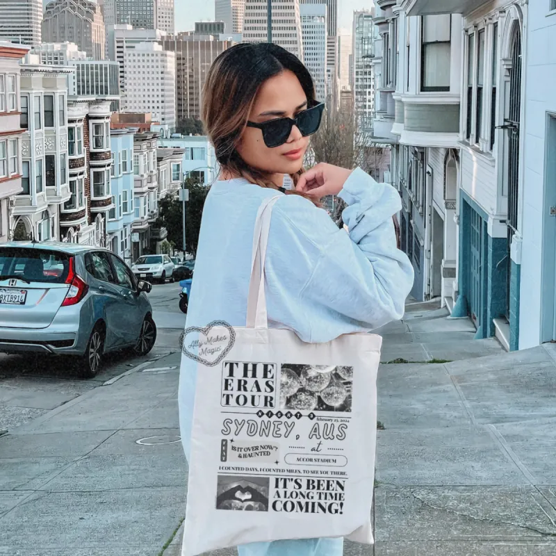 sydney night 3 tote bag sold by Ally Makes Magic