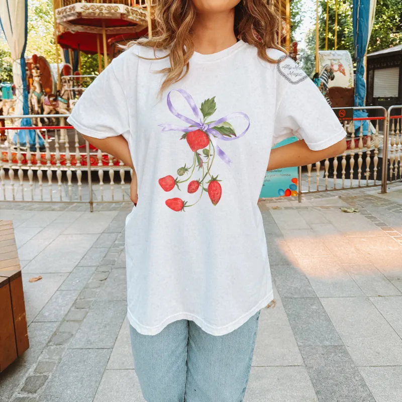 strawberry fields tee sold by Ally Makes Magic