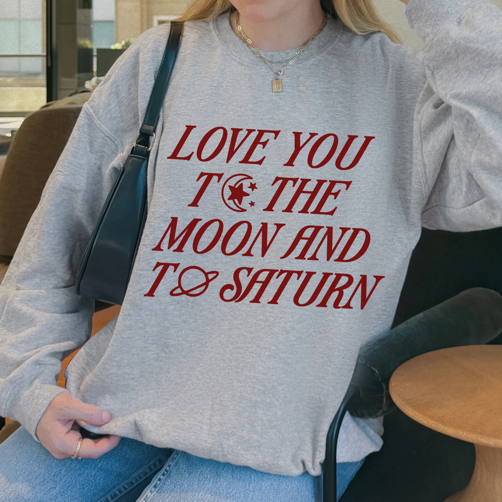 to the moon sweater sold by Ally Makes Magic product image thumbnail 2