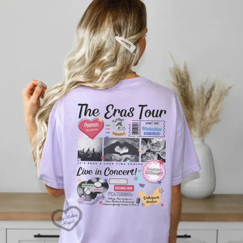 hamburg night 2 retro tee | comfort colors sold by Ally Makes Magic