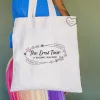 atlanta night 3 retro tote bag sold by Ally Makes Magic