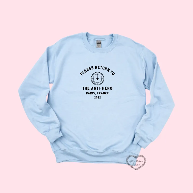 midnight crewneck sold by Ally Makes Magic